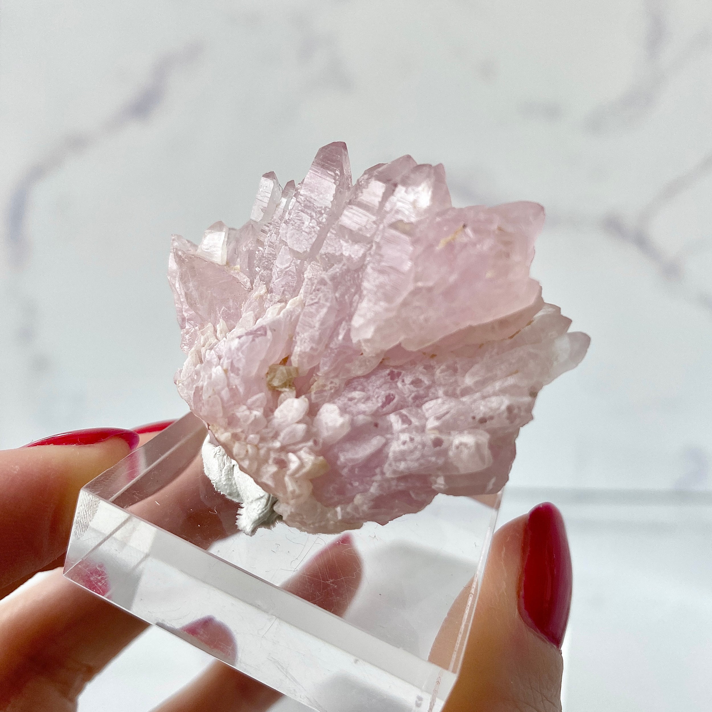 Canga Rosa (Rosaquarz) - Darstellung