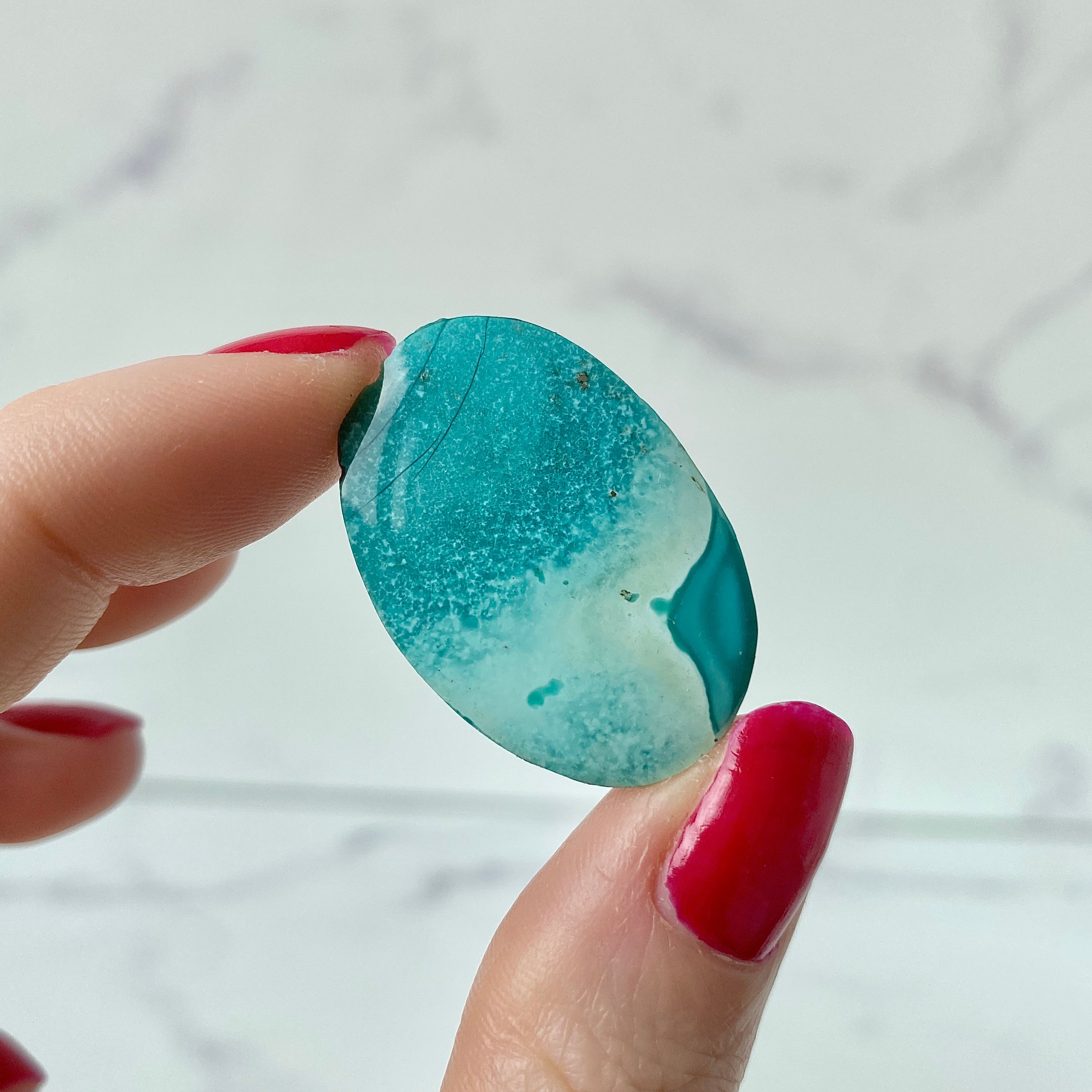 Türkis Cabochon - zusätzliche Darstellung