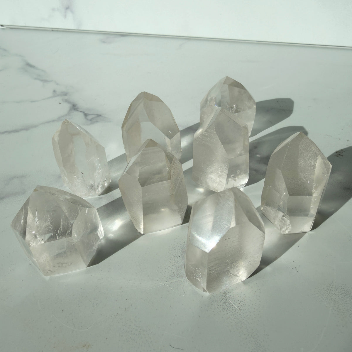 Mini Bergkristall Lemurian Turm