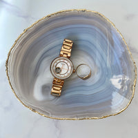 Luxus Dekoschale mit Goldrand