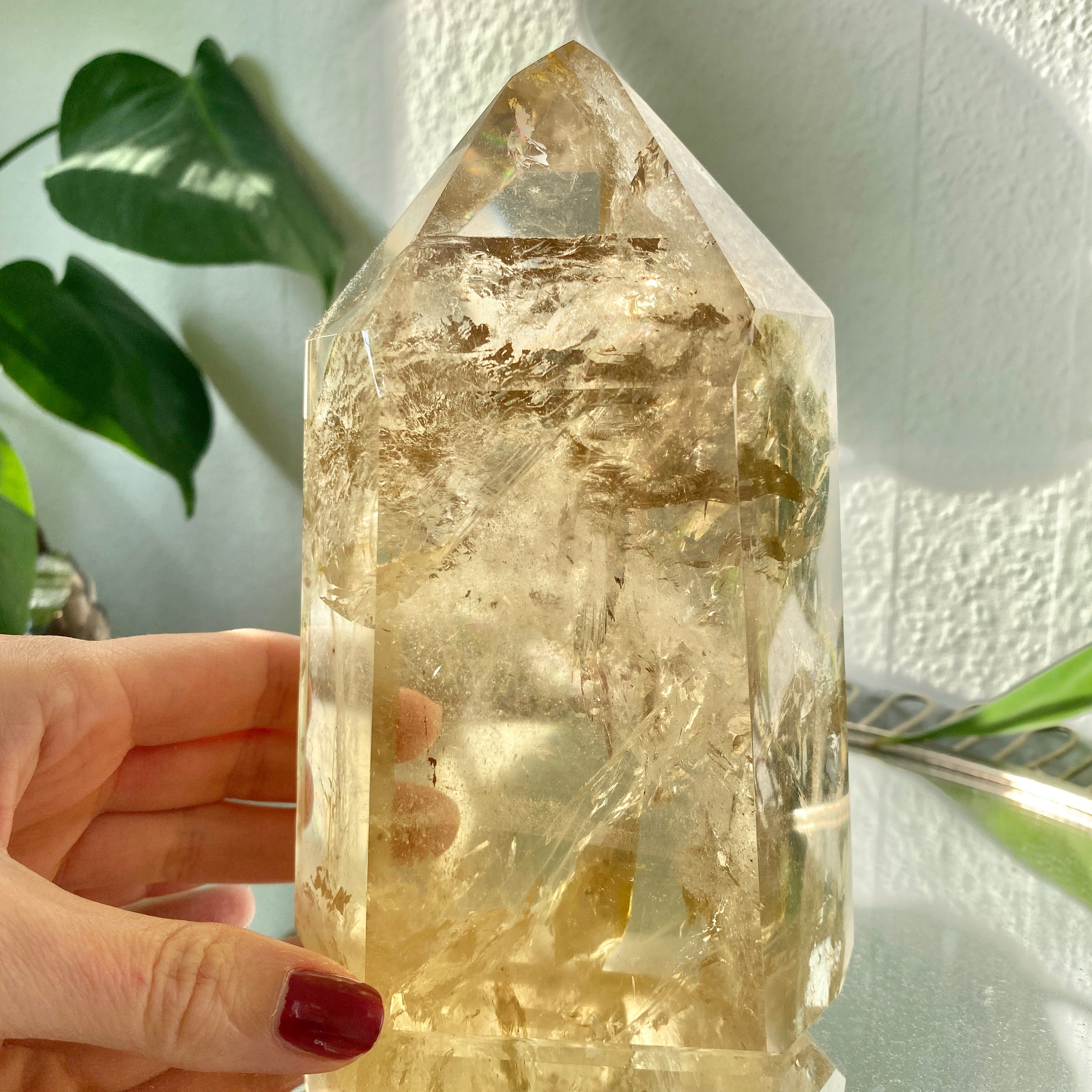 Großer Citrin Turm, Citrin Statement Piece