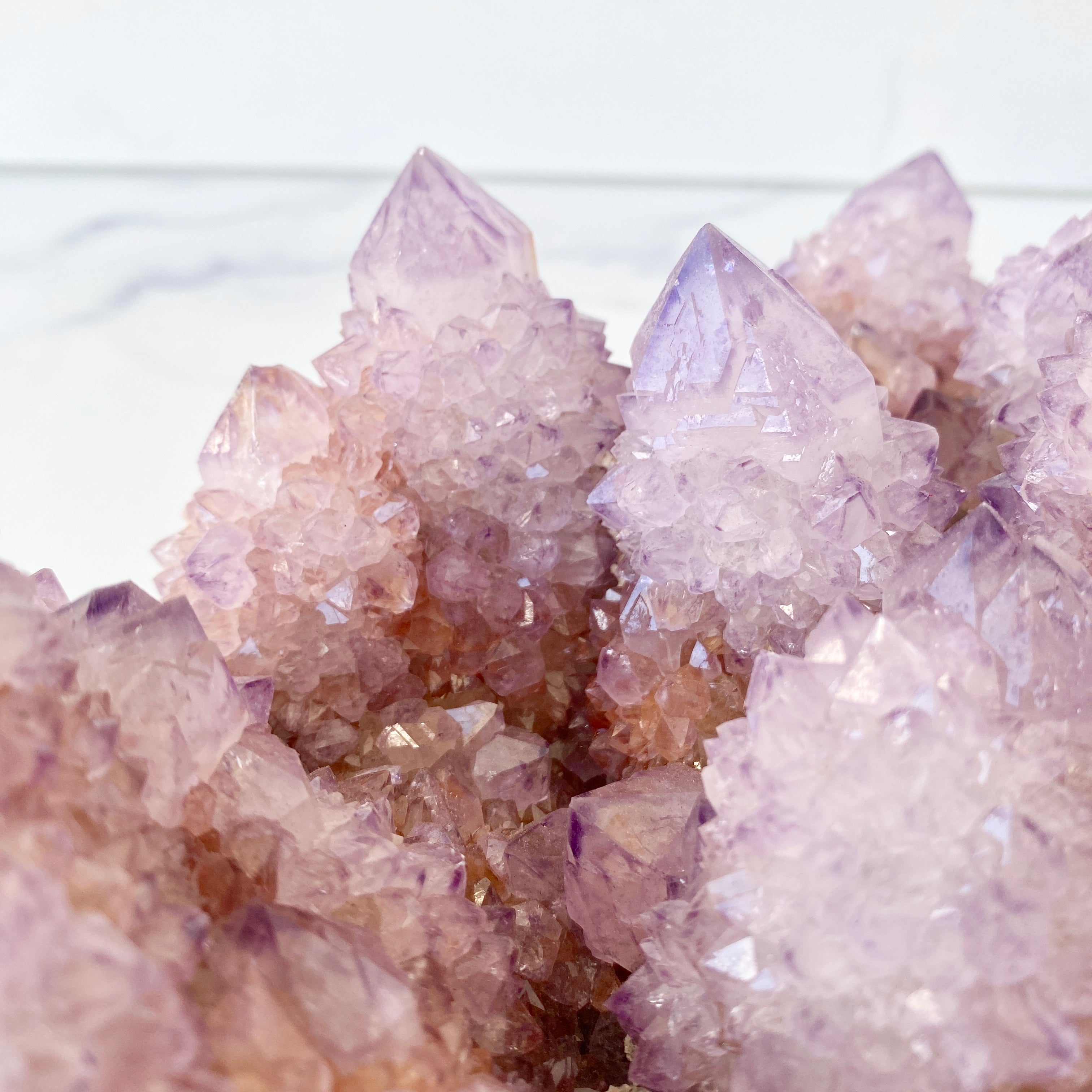 großes Spirit Quarz Cluster auch Kaktusquarz genannt