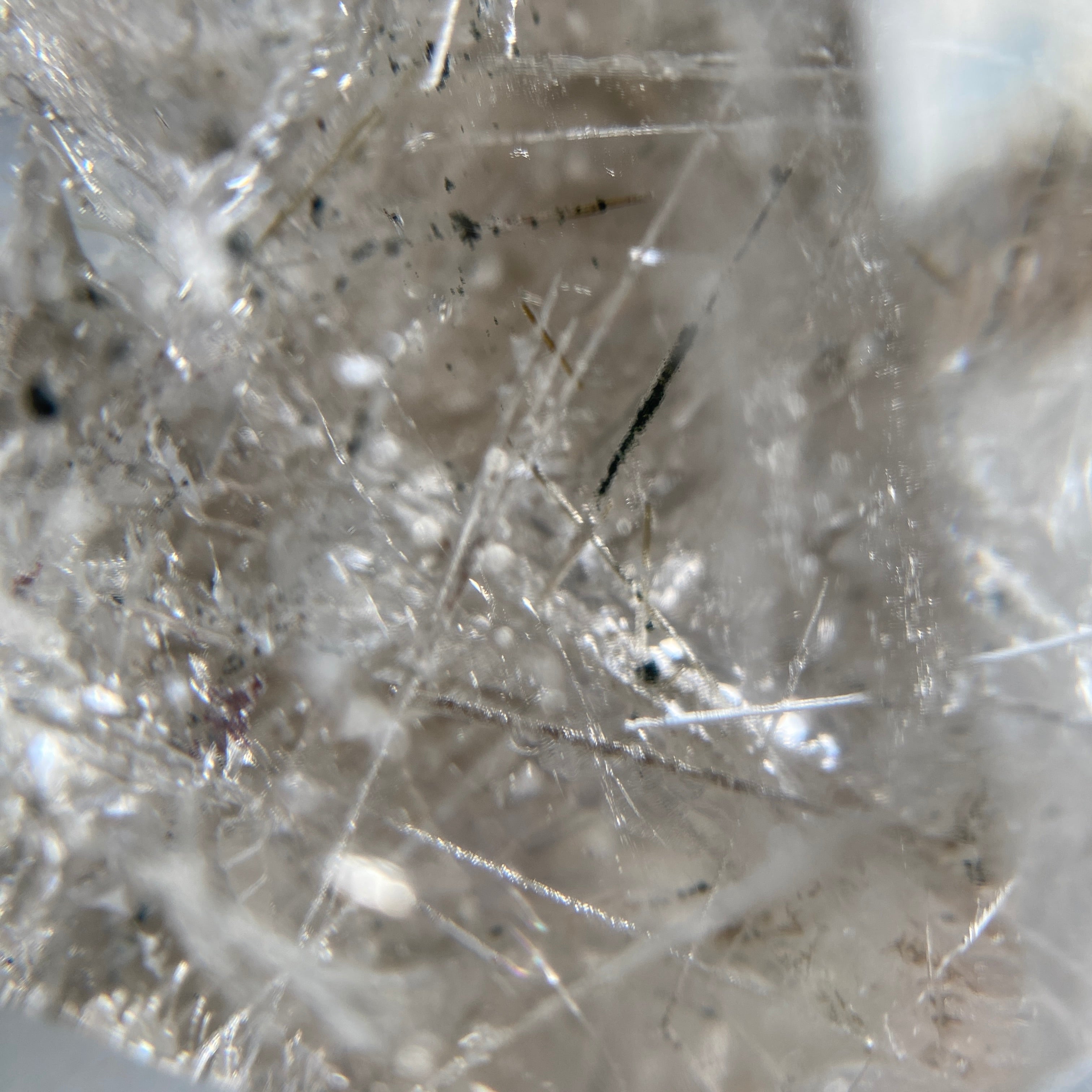 Stroh-Rutil (silver straw rutile)