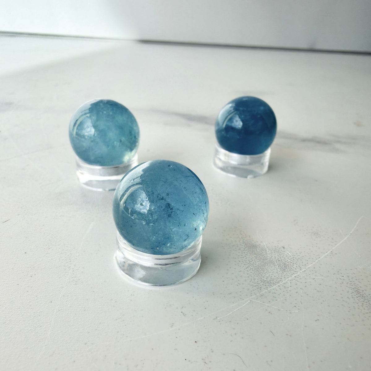 Mini Aquamarin Kugel