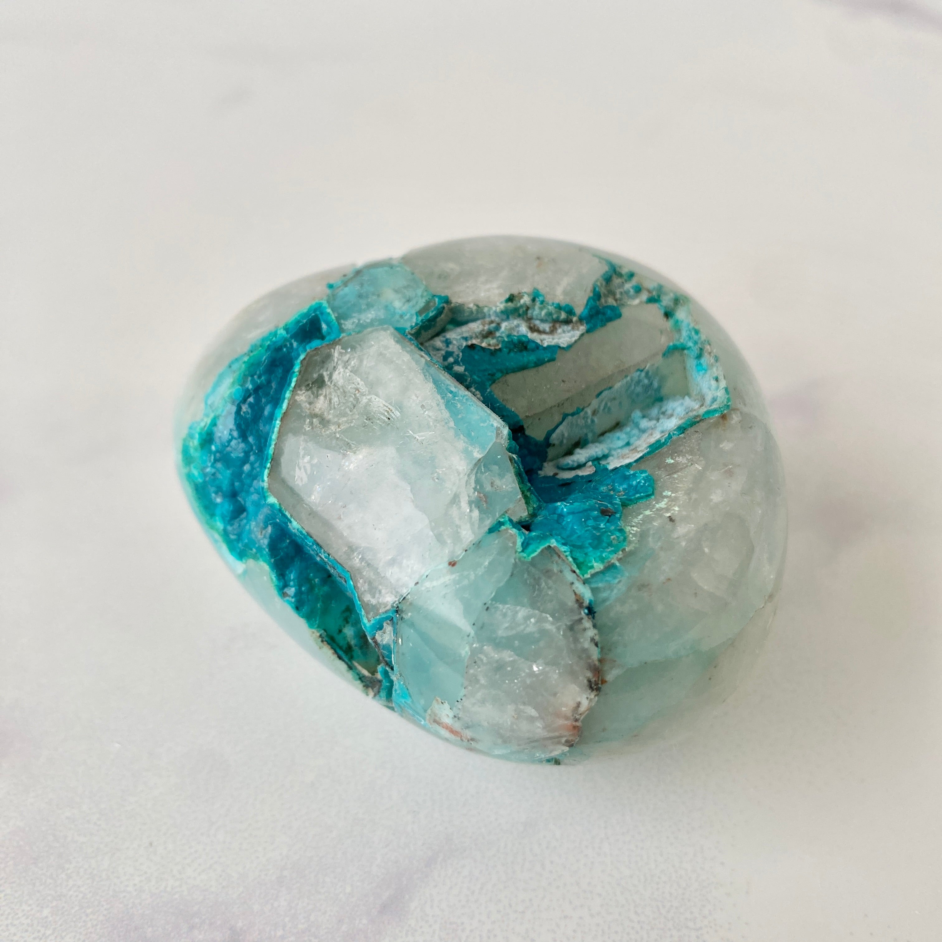 Chrysocoll Quarz Freiform