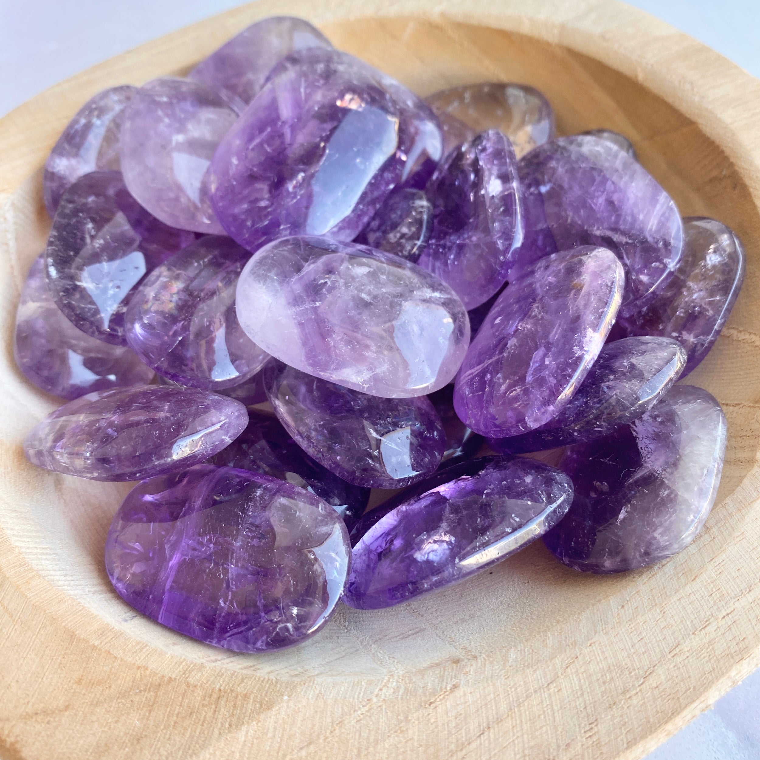 Amethyst Handschmeichler, Amethyst Taschenstein