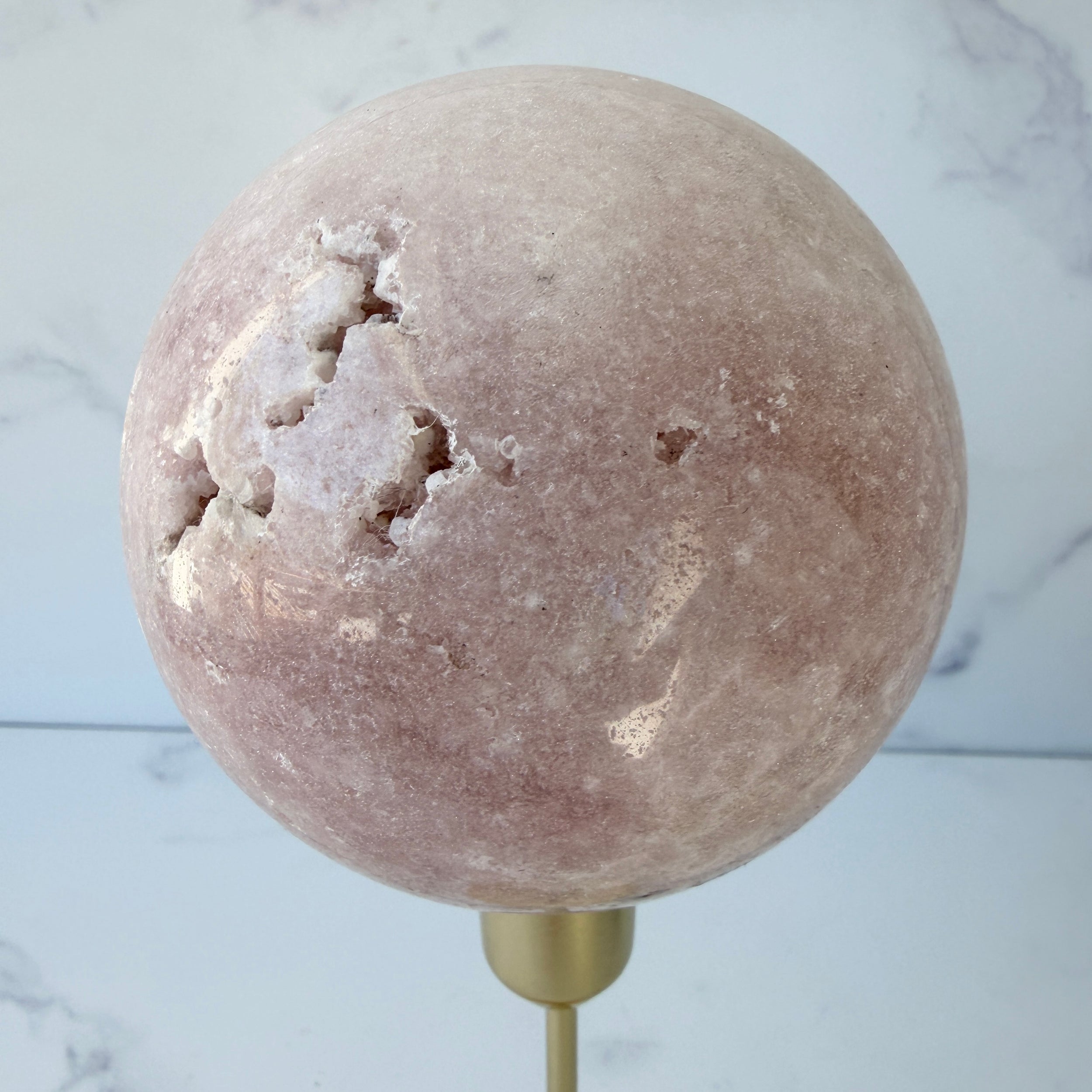 Große Pink Amethyst Kugel, Einzelstück