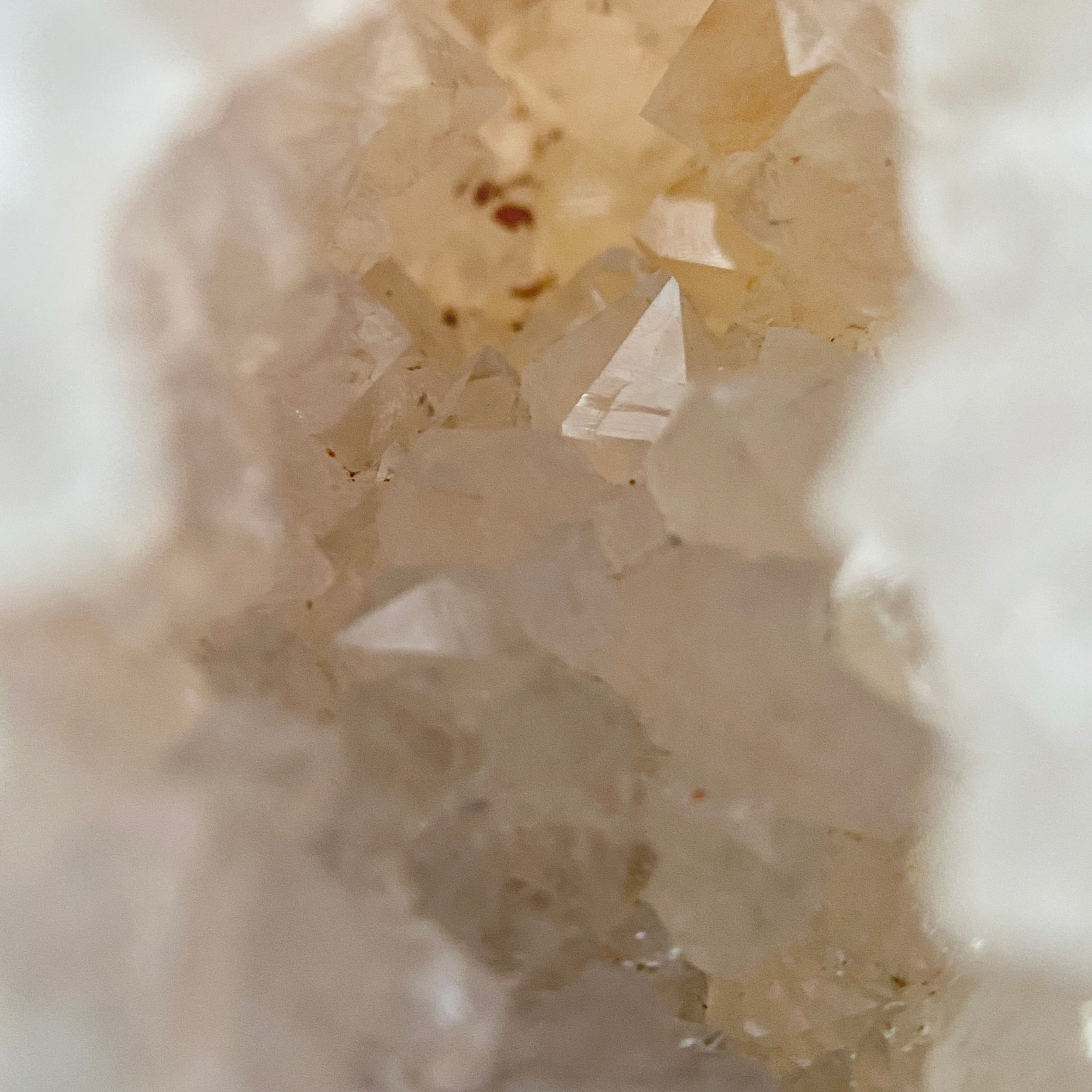 Achat Geode weiß
