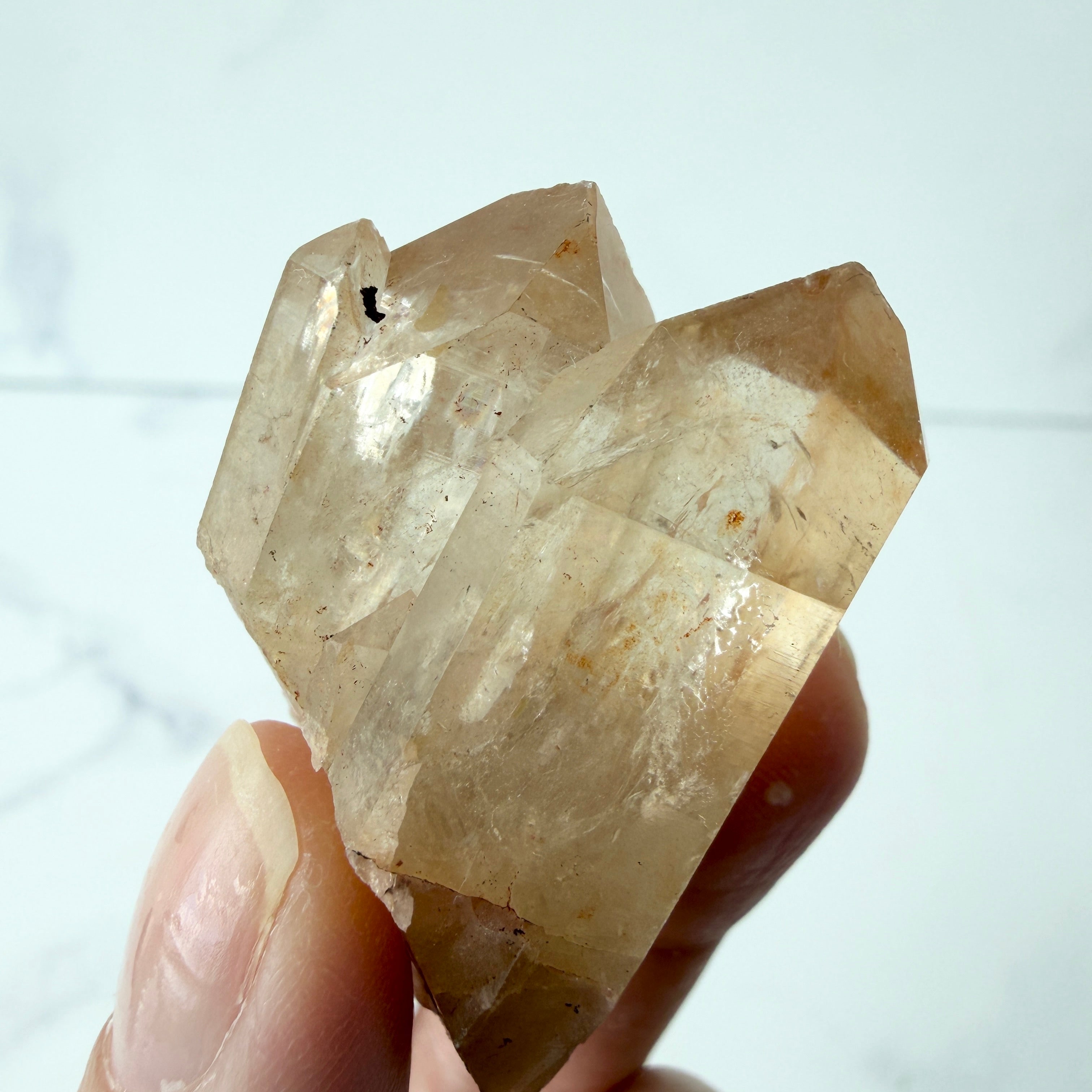 Kundalini Citrin, Einzelstück, Naturspitze