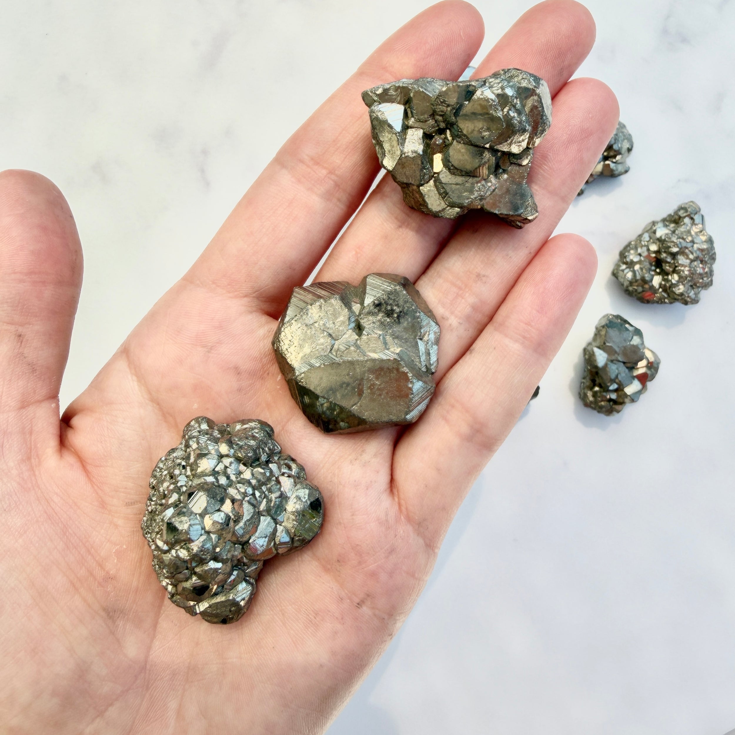 Kleine Pyrit Cluster, B-Ware