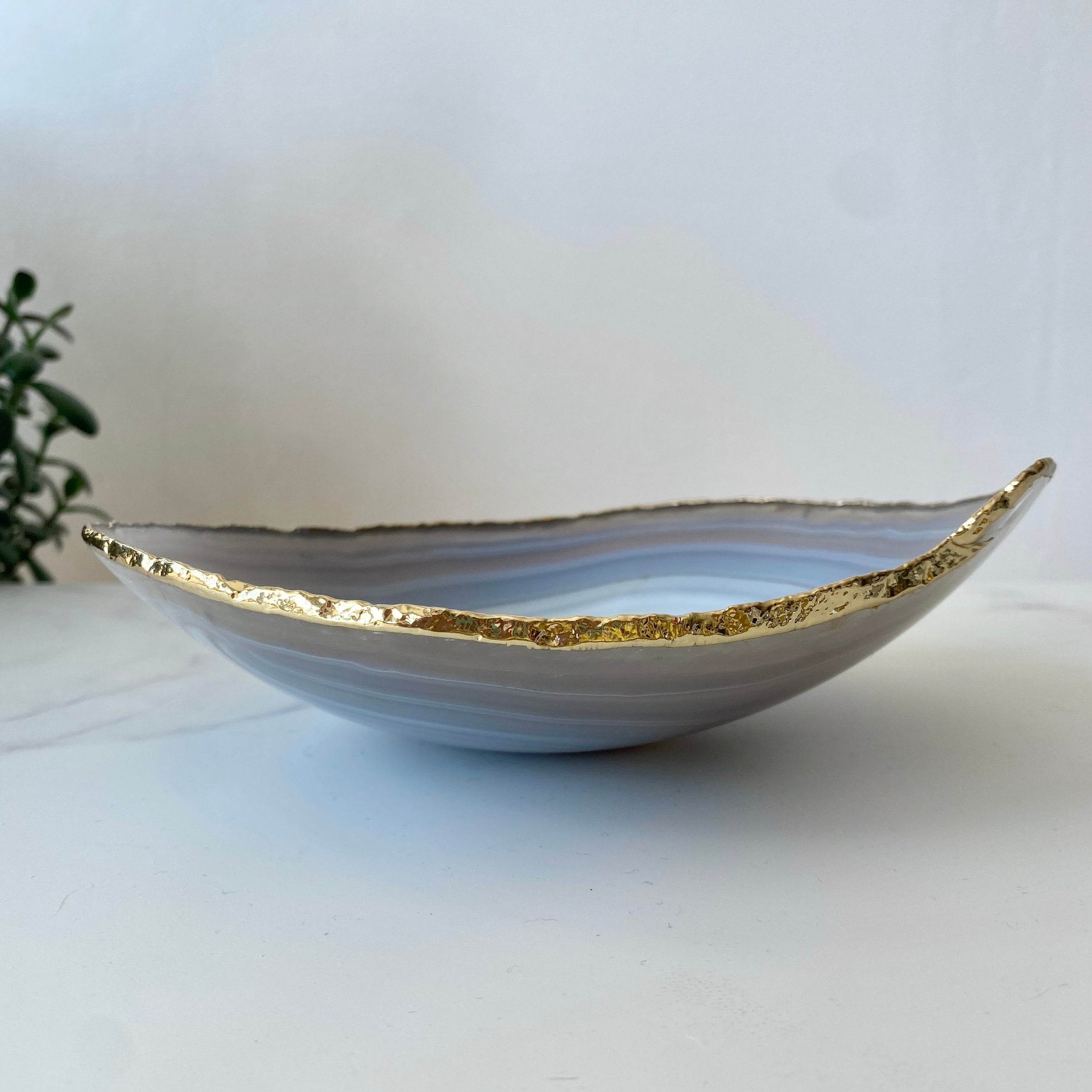 dekorative Schale aus Achat