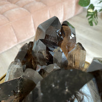 XL Rauchquarz Stufe, Rauchquarz Cluster