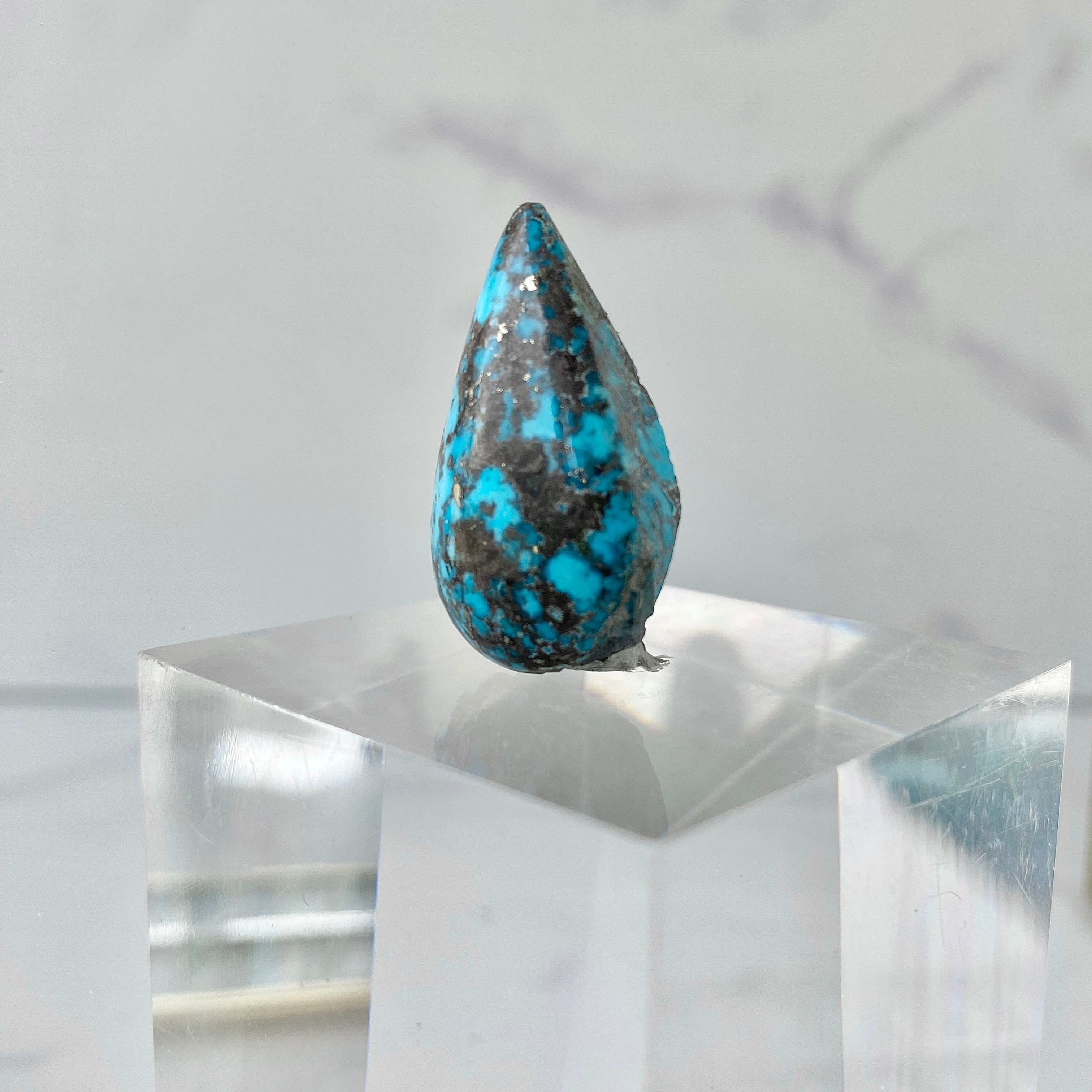 Türkis Cabochon Tropfen