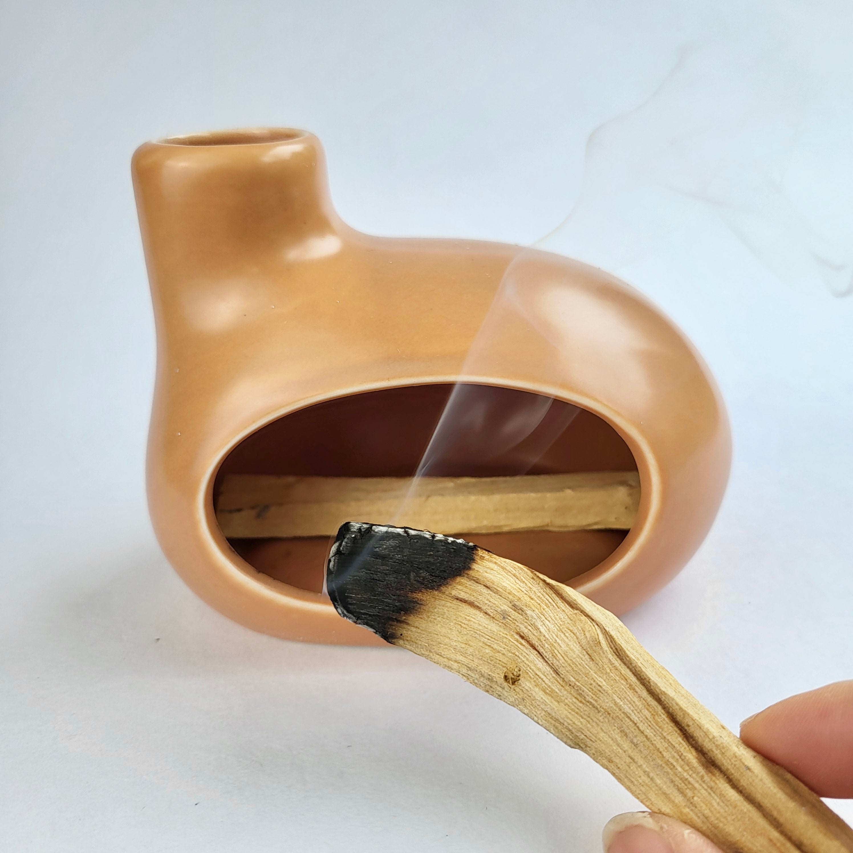 Palo Santo Räucherofen Terracotta - Abbildung