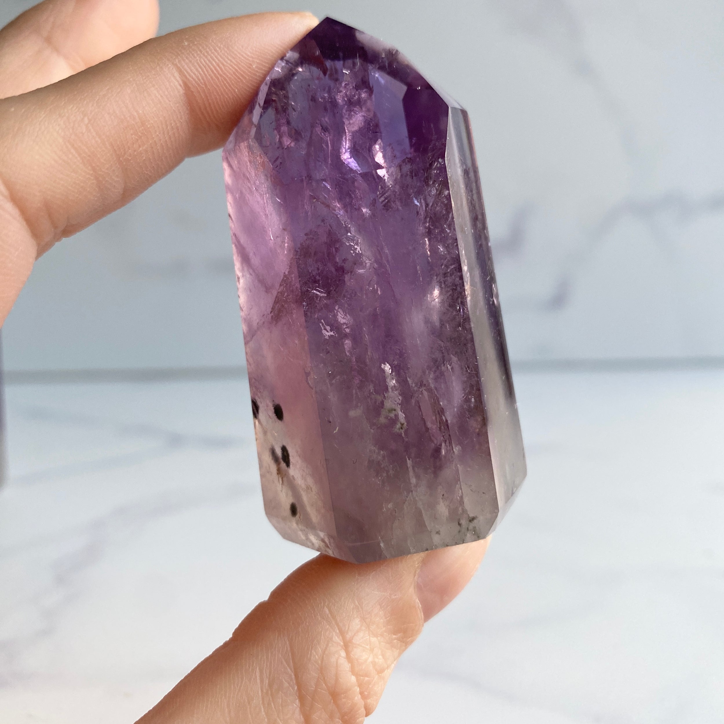 Amethyst Turm mit Hollandit