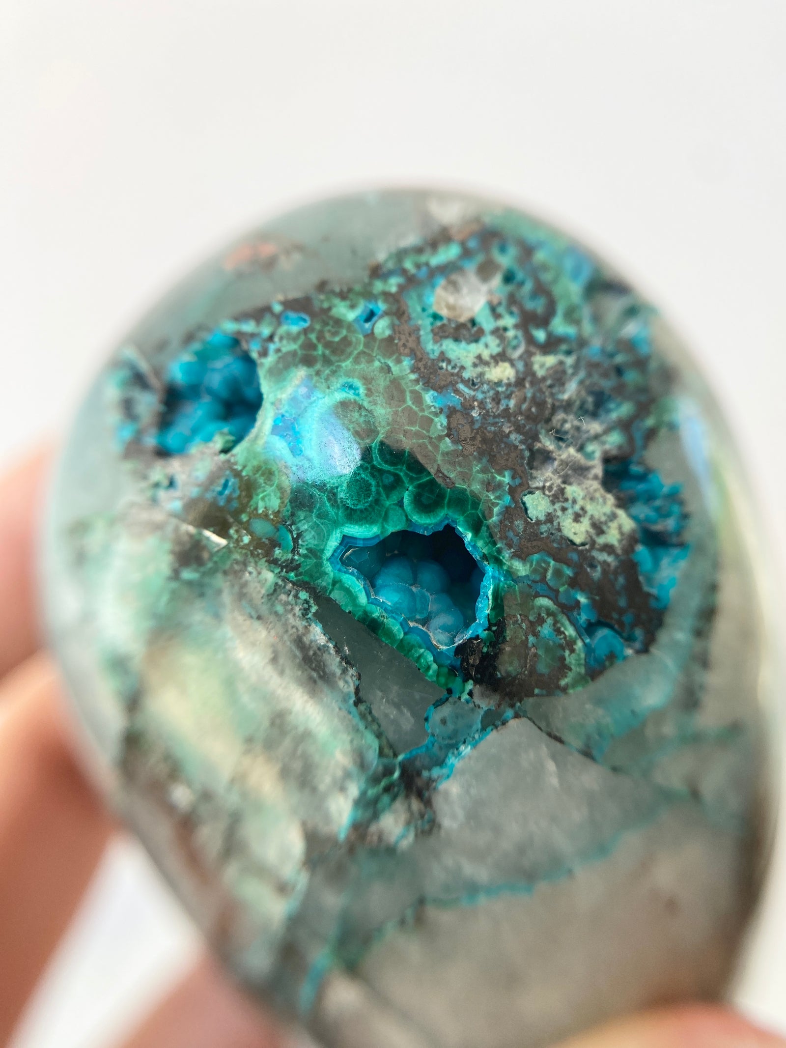 Chrysocoll Quarz Freiform