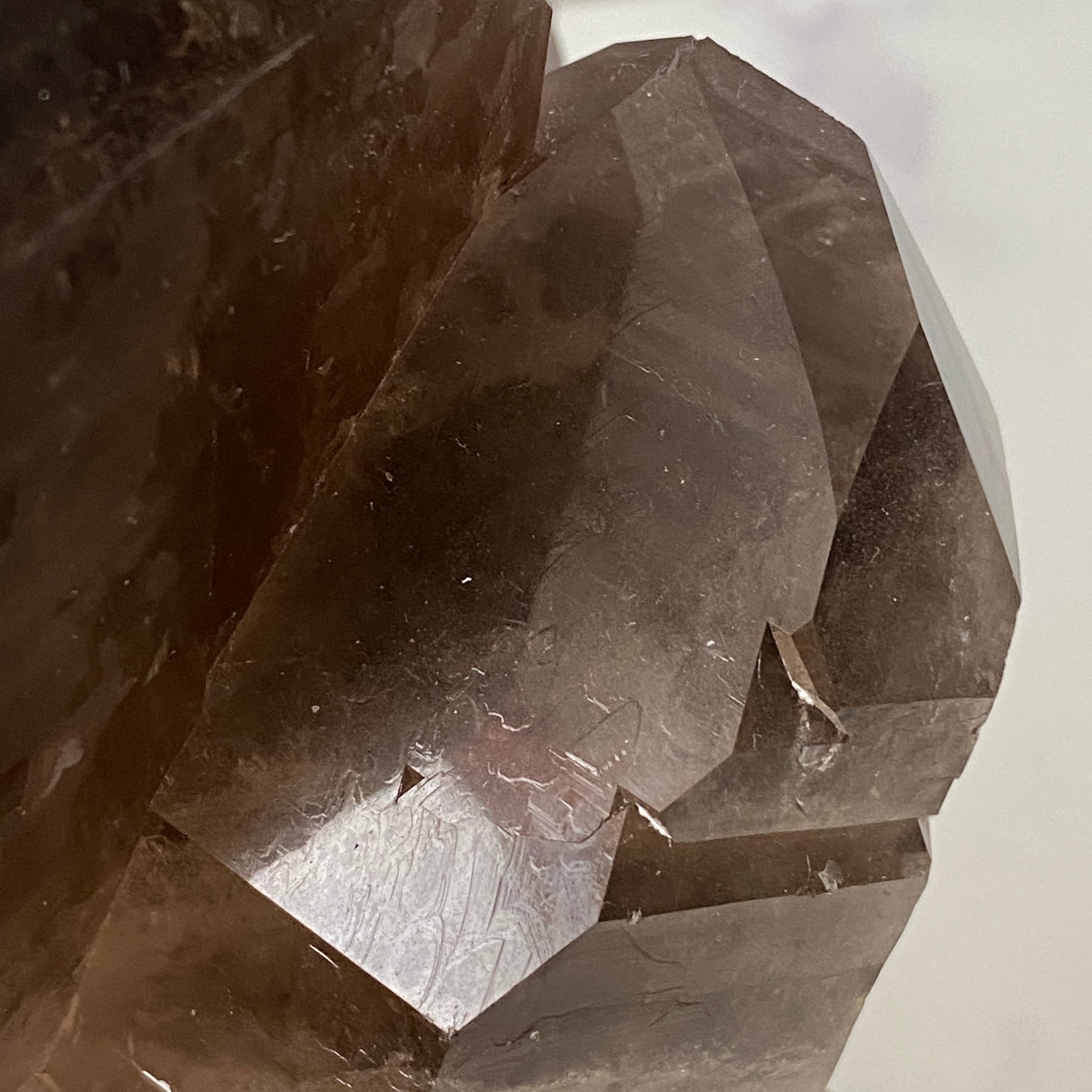 Rauchquarz Stufe natürlich dunkelbraun