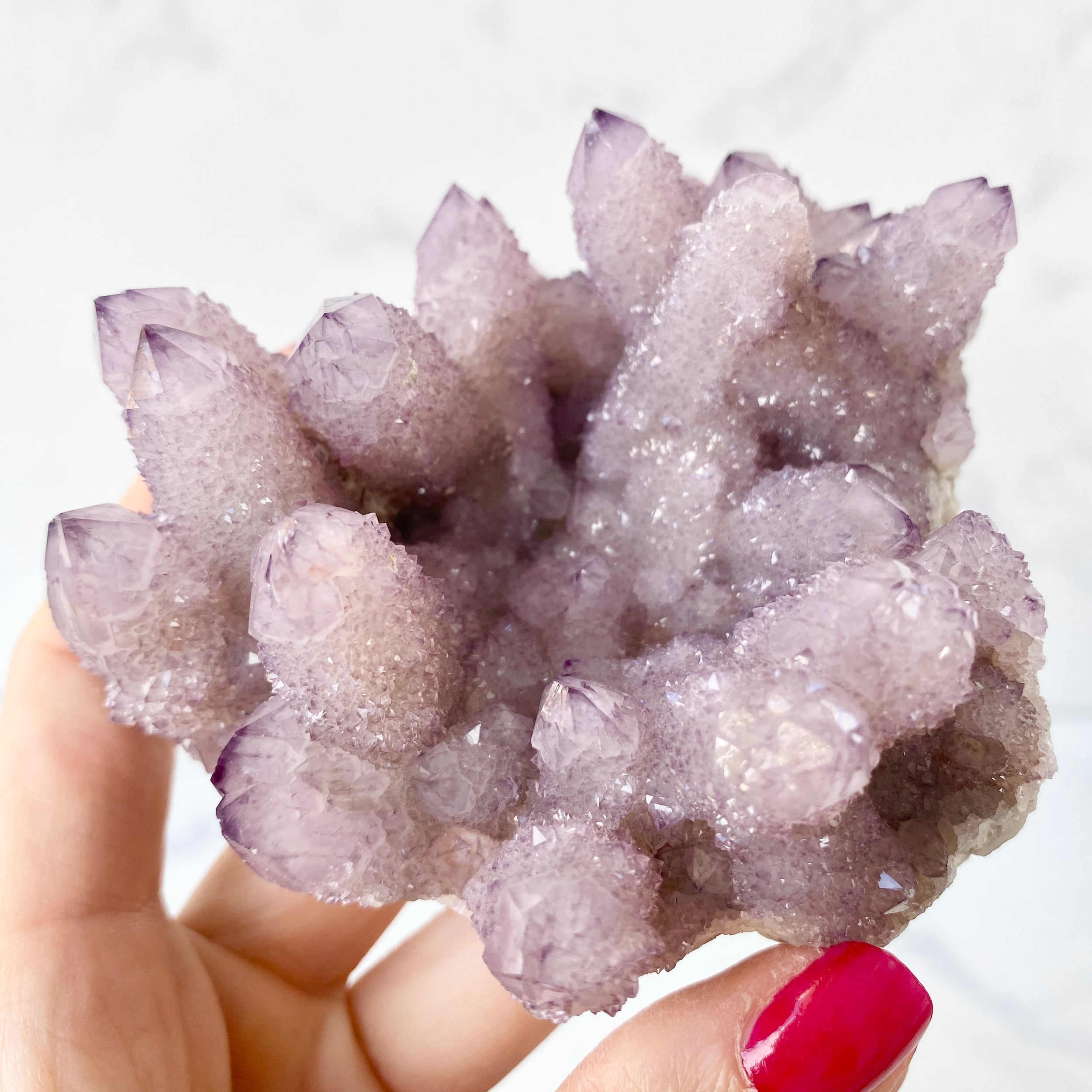 Kaktusquarz Cluster (Spirit Quarz)