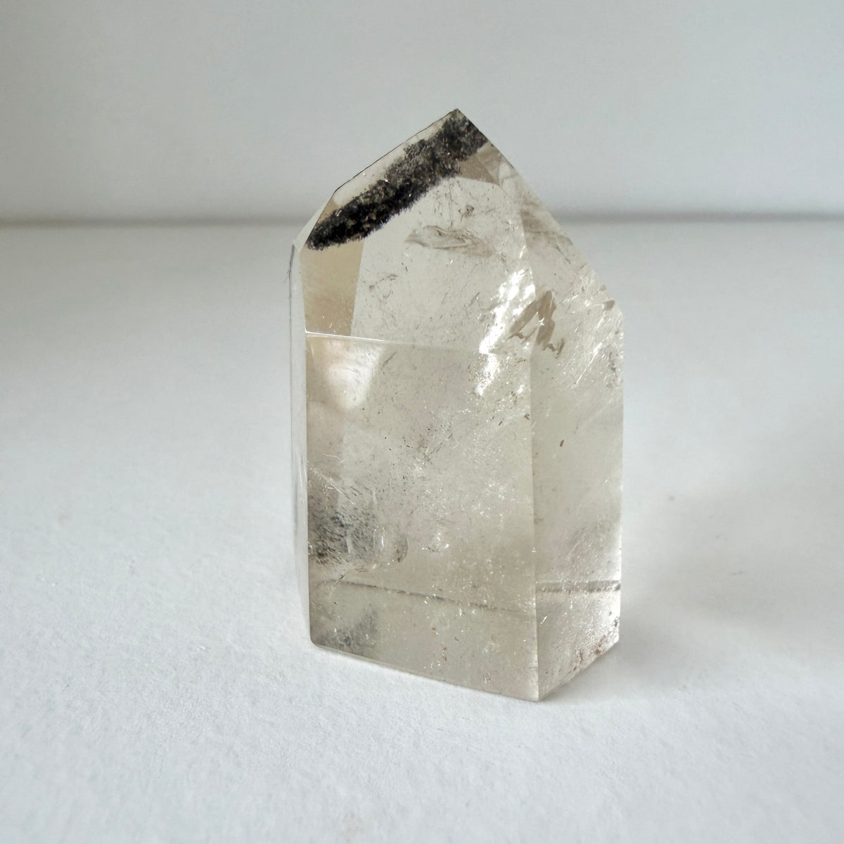 Citrin Turm mit Black Phantom, Einzelstück