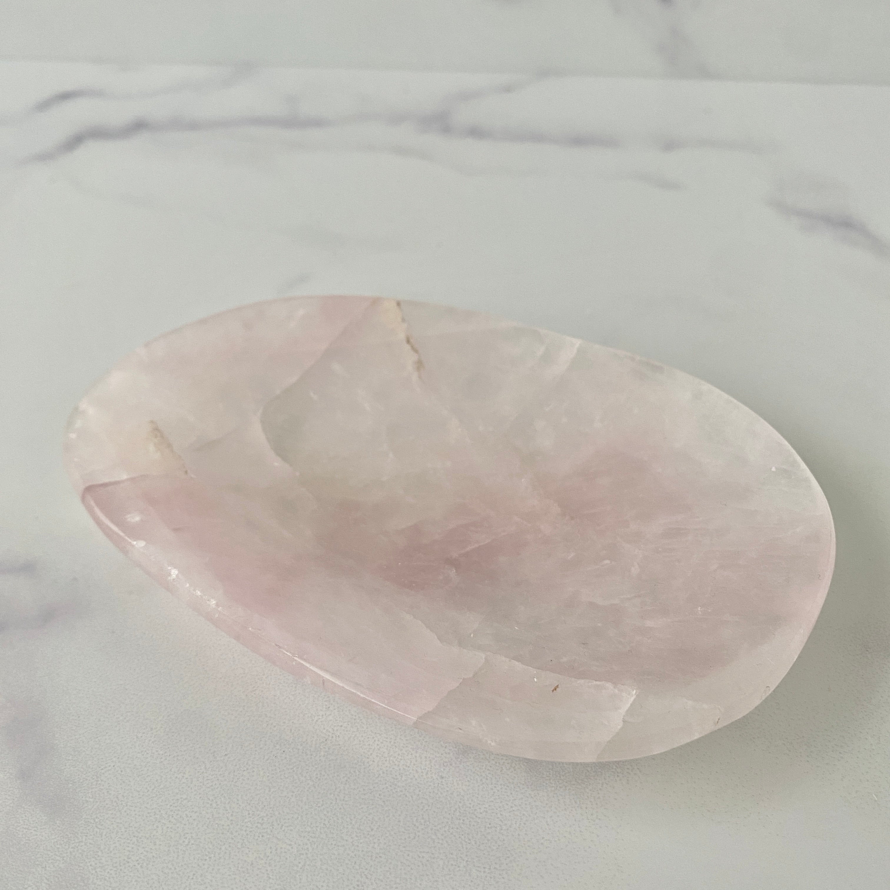 Rosenquarz Schale