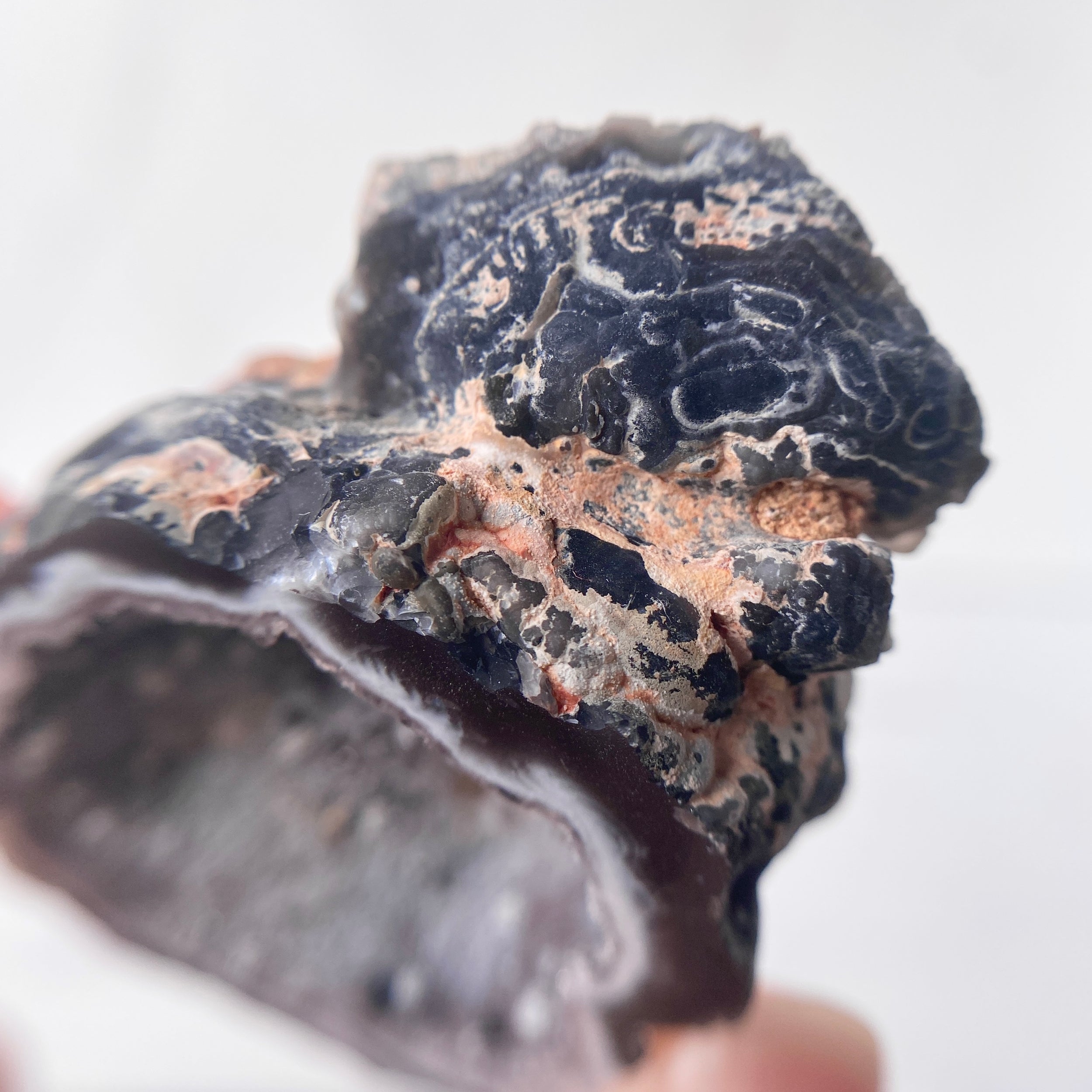 Achat Geode schwarz