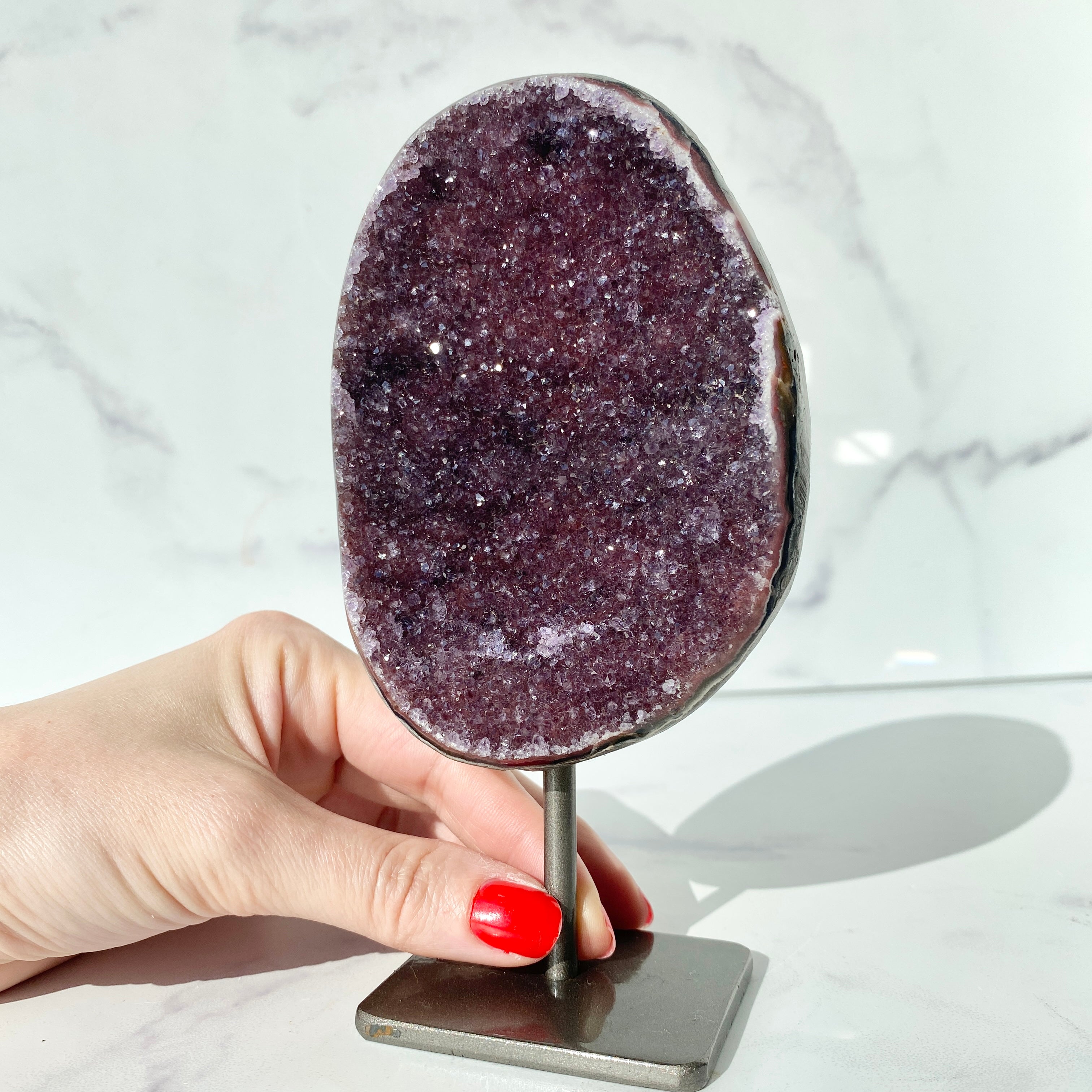 Amethyst Geode Einzelstück