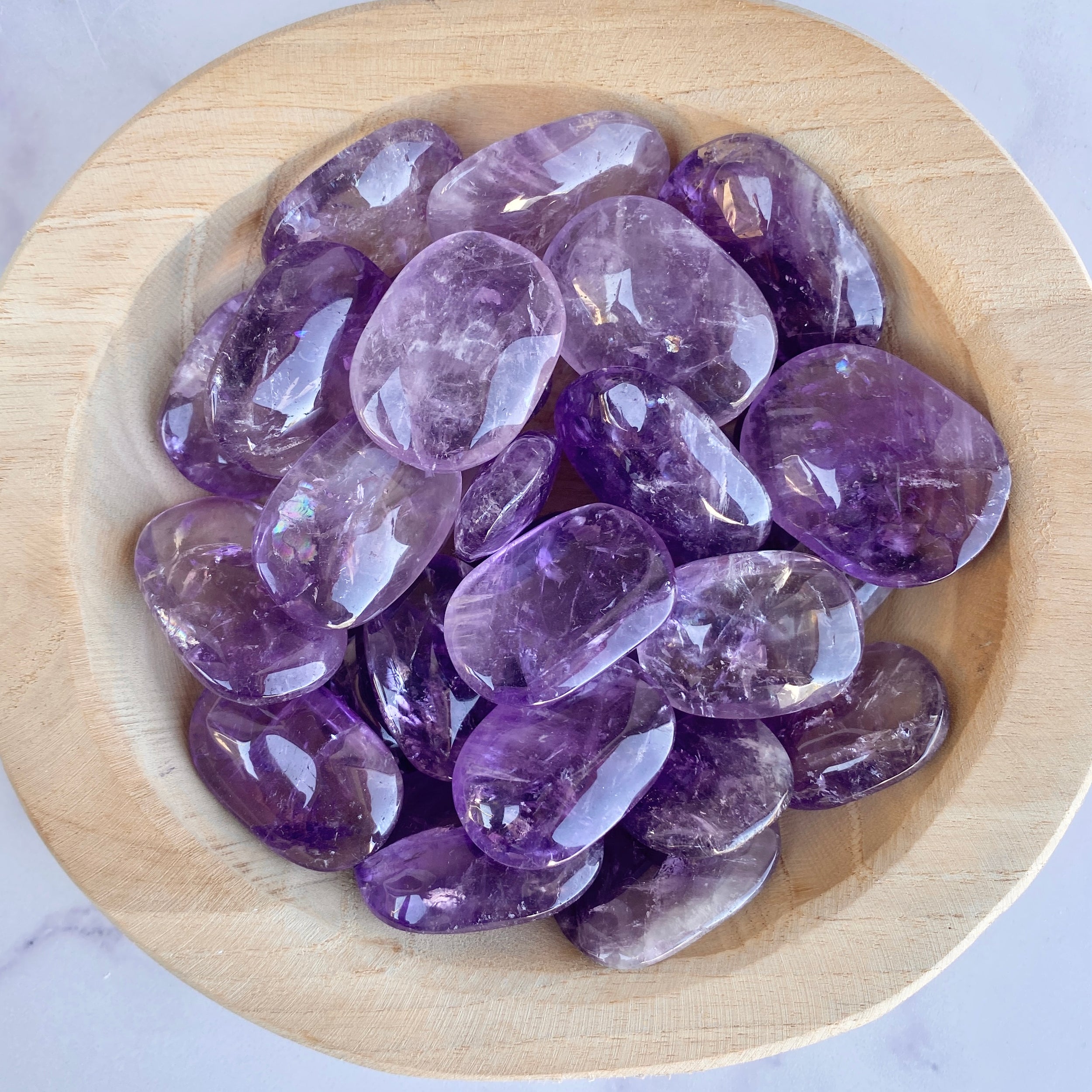 Amethyst Handschmeichler, Amethyst Taschenstein