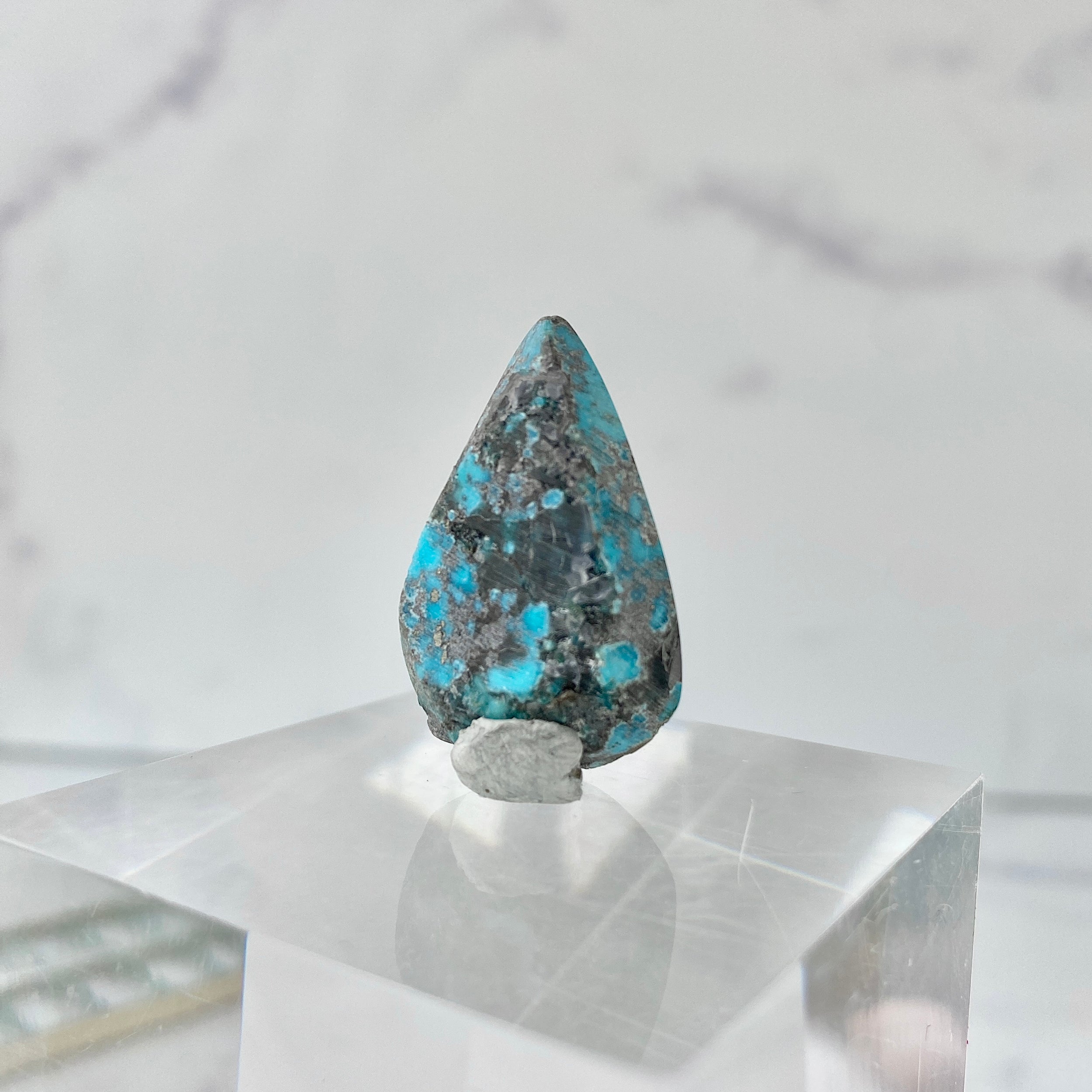 Türkis Cabochon Tropfen