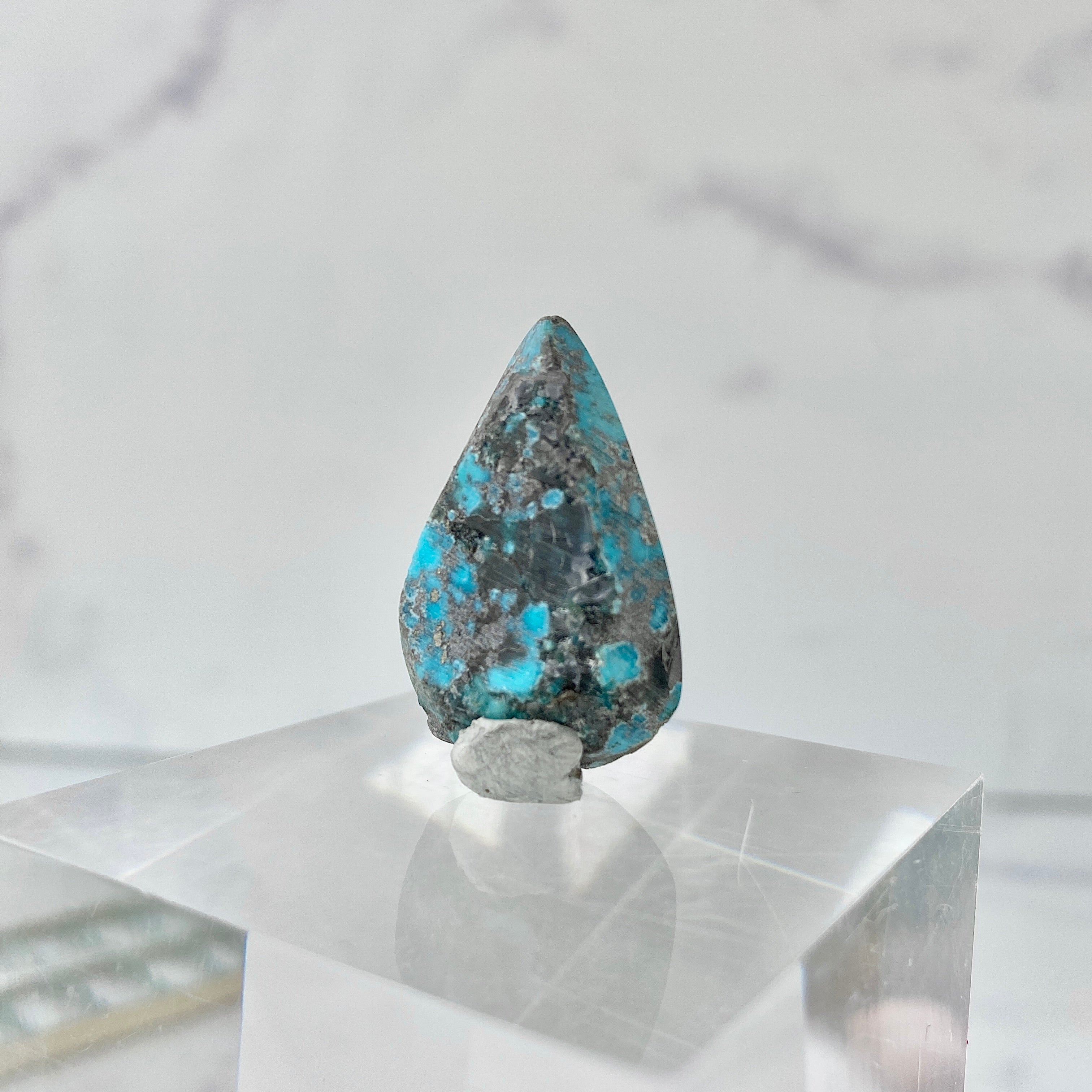Türkis Cabochon Tropfen