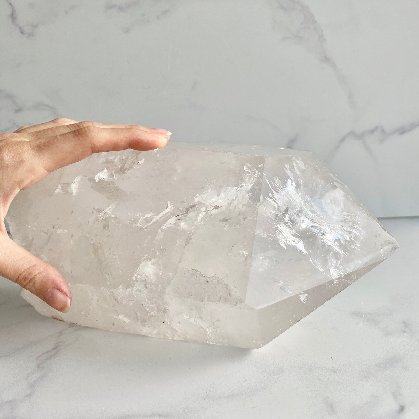 XL Bergkristall Spitze