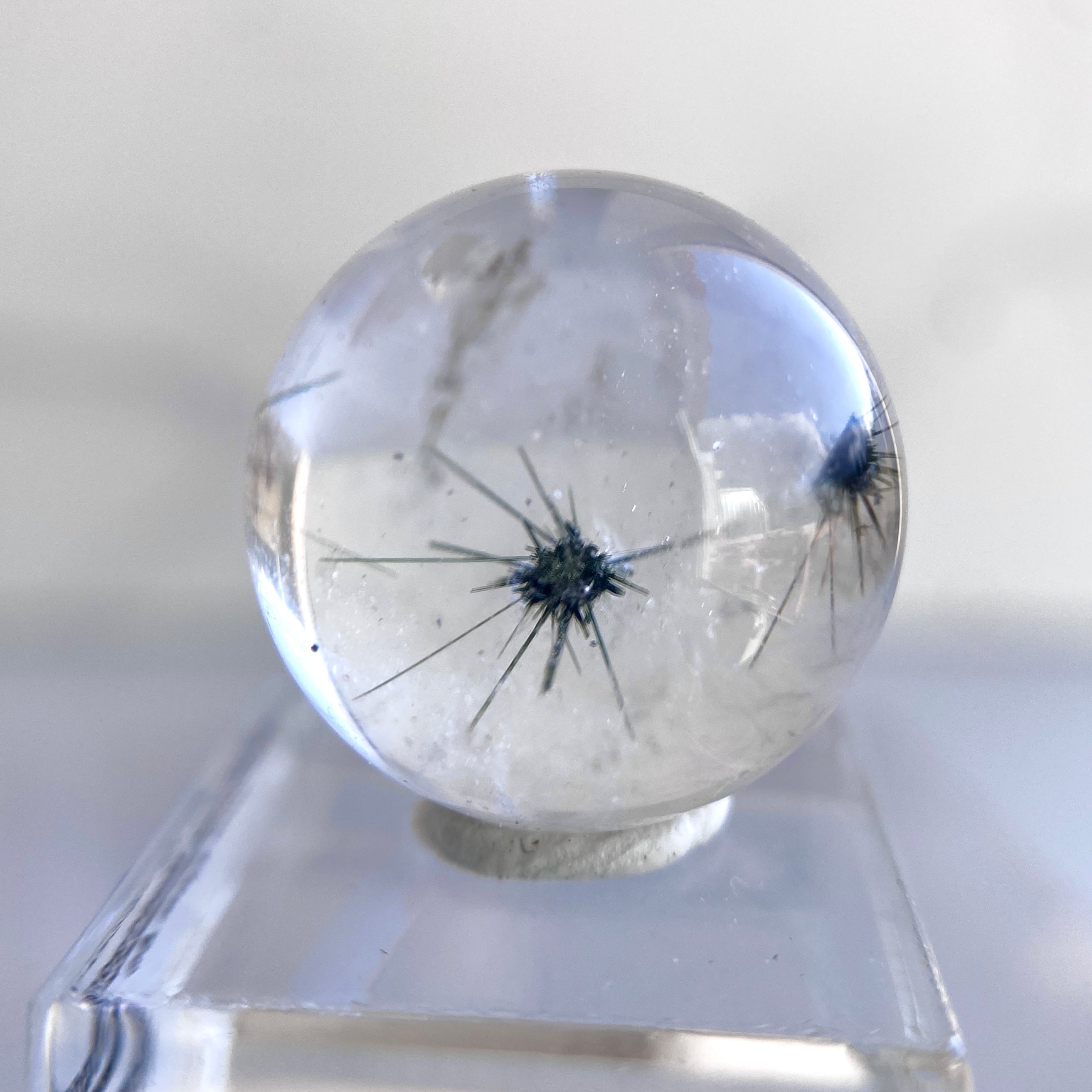 Hollandit in Quarz Kugel