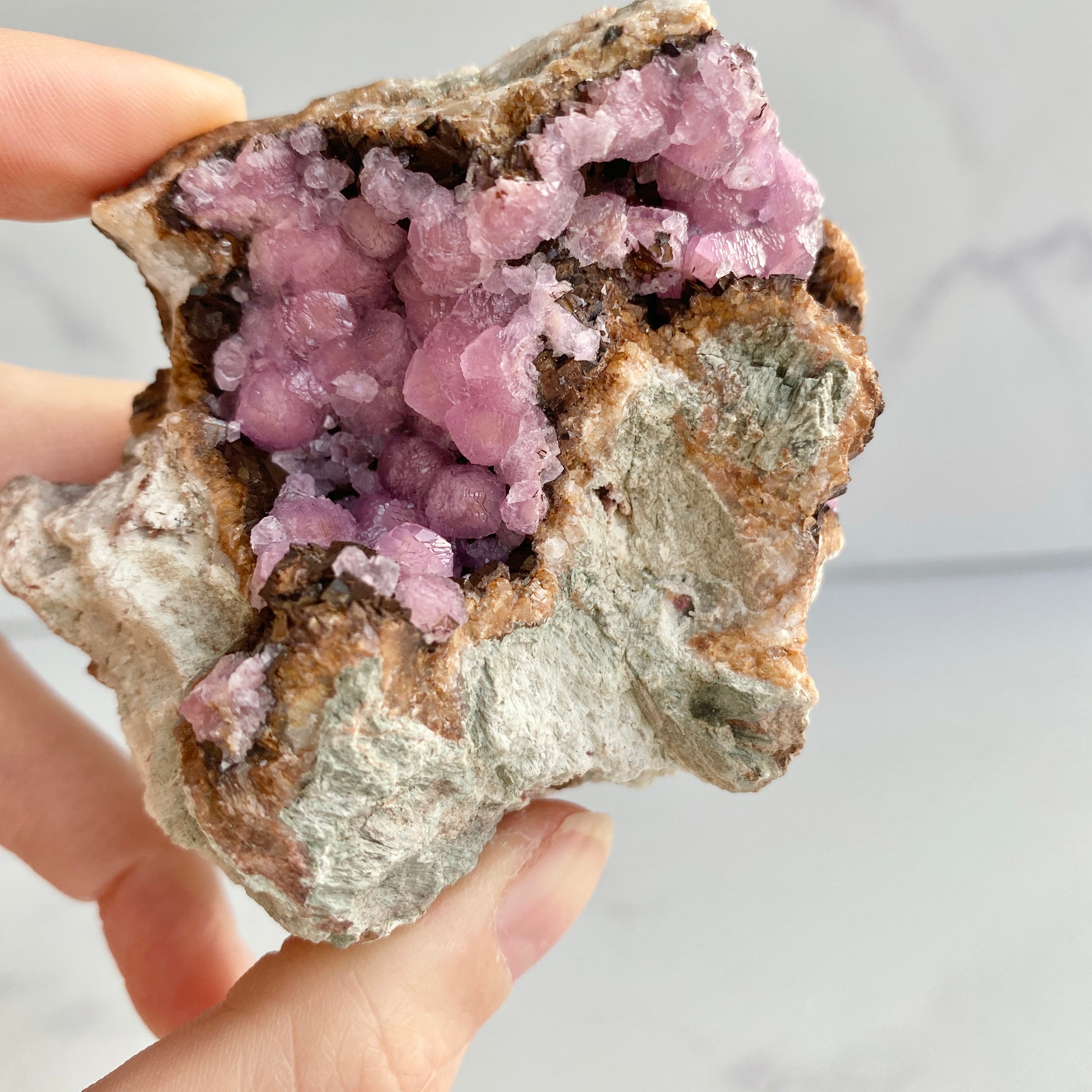 Cobalt Calcit mit schönem Glanz