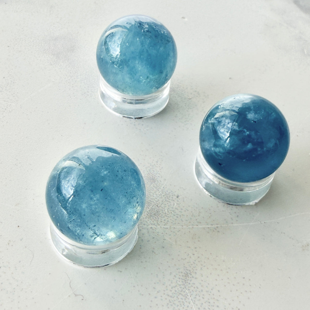Mini Aquamarin Kugel