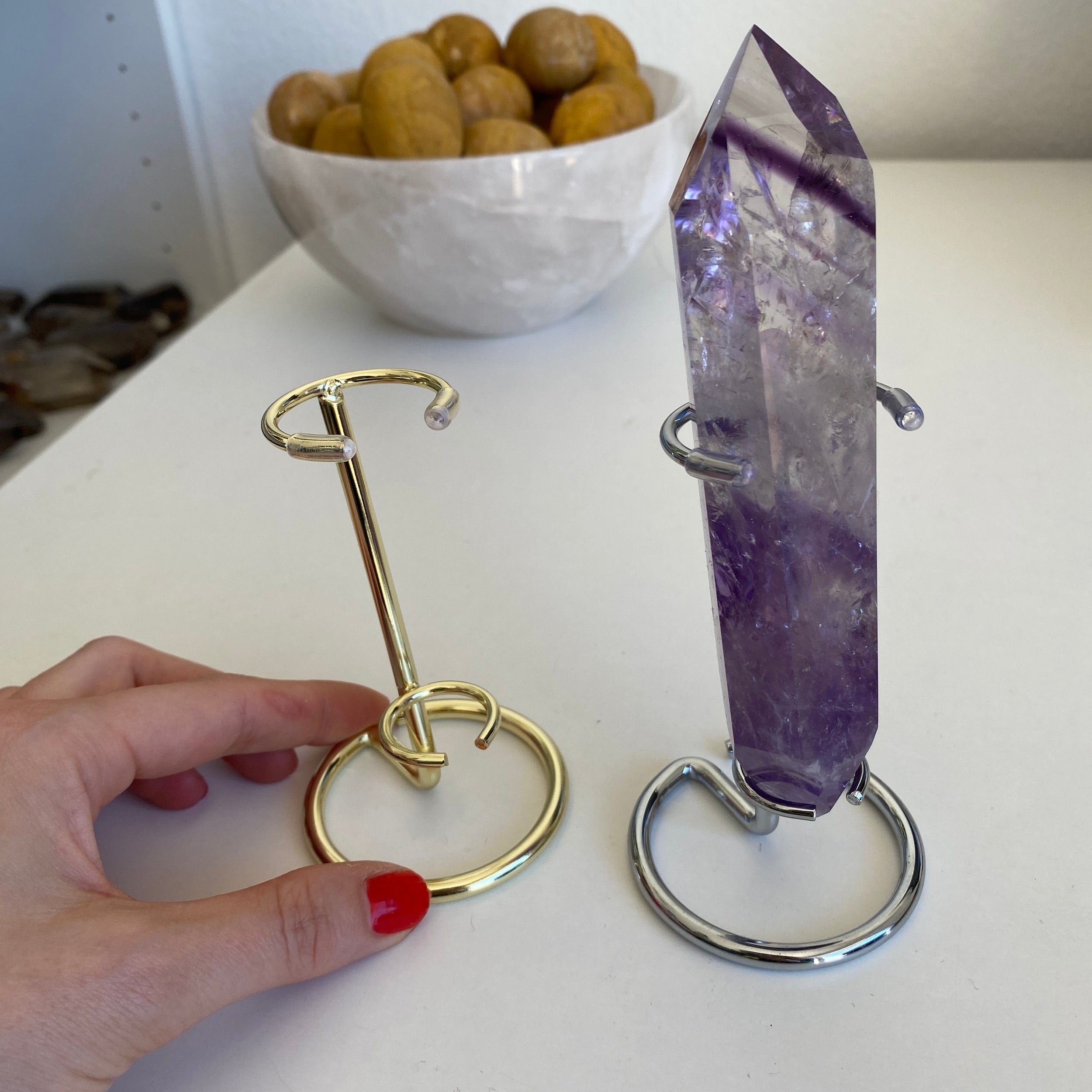 Kristallständer Gold oder Silber