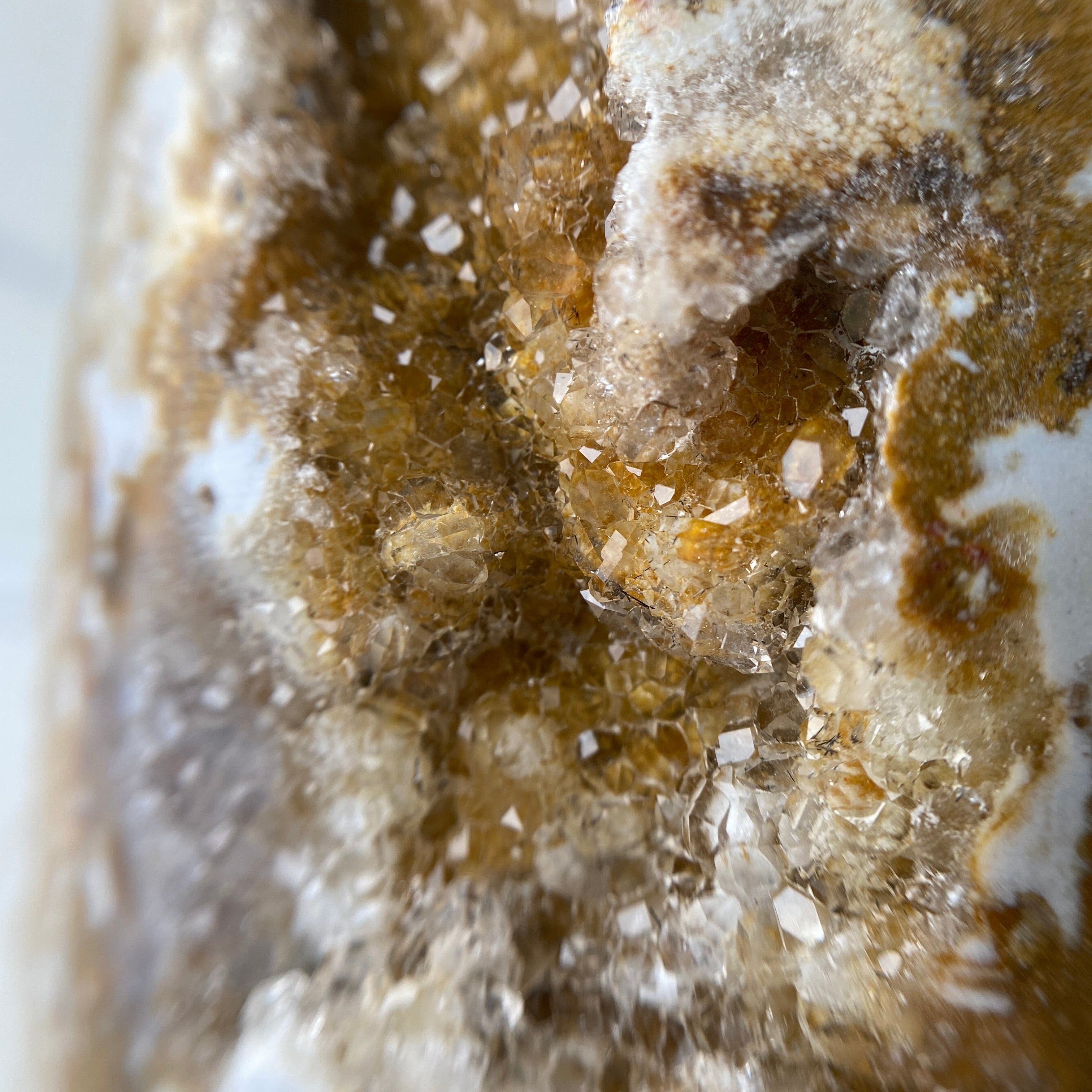 Große Druzy gelbe Ozean Jaspis Freiform