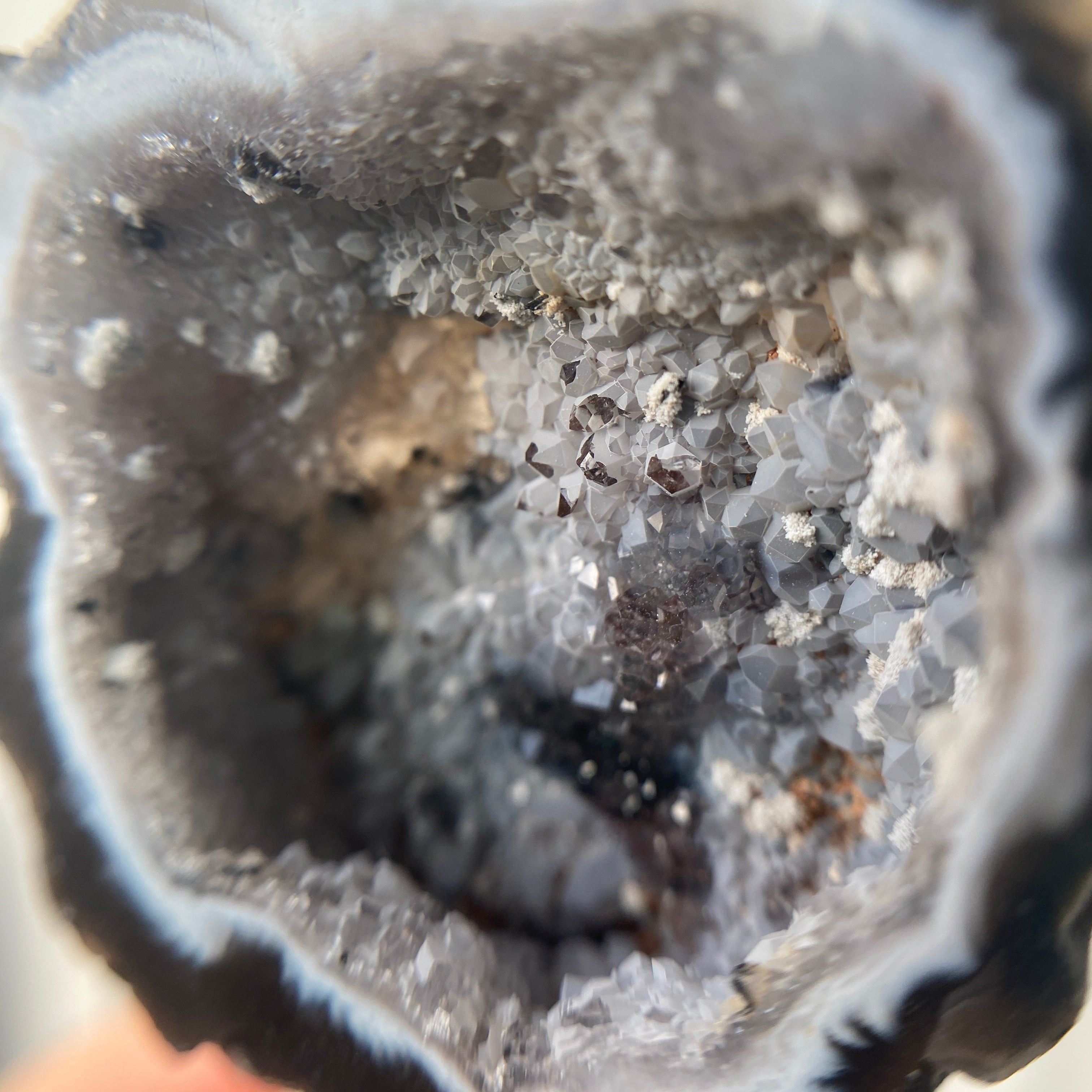 druzy schwarzer achat