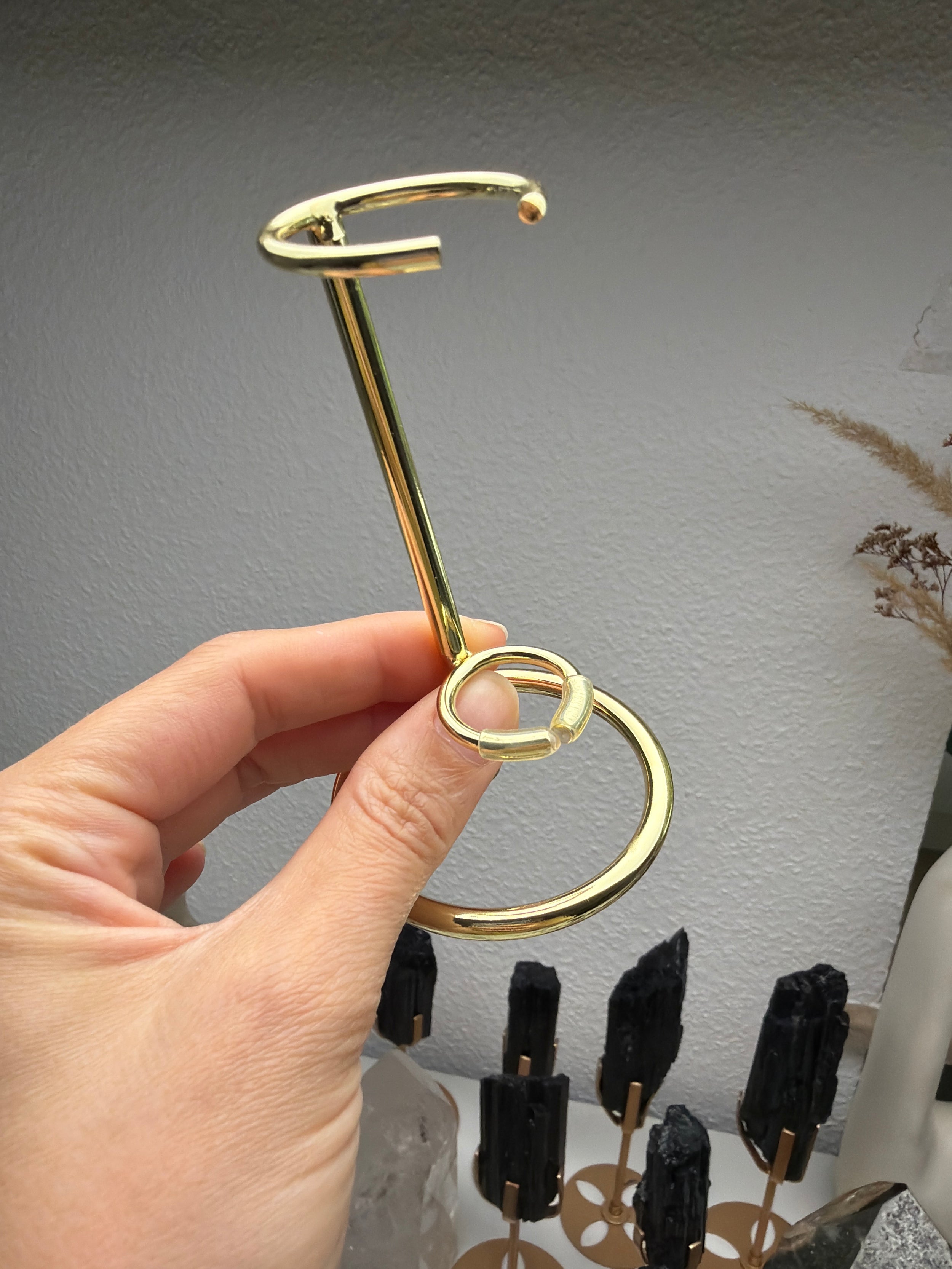 Kristallständer Gold für heil_sam_im_einklang