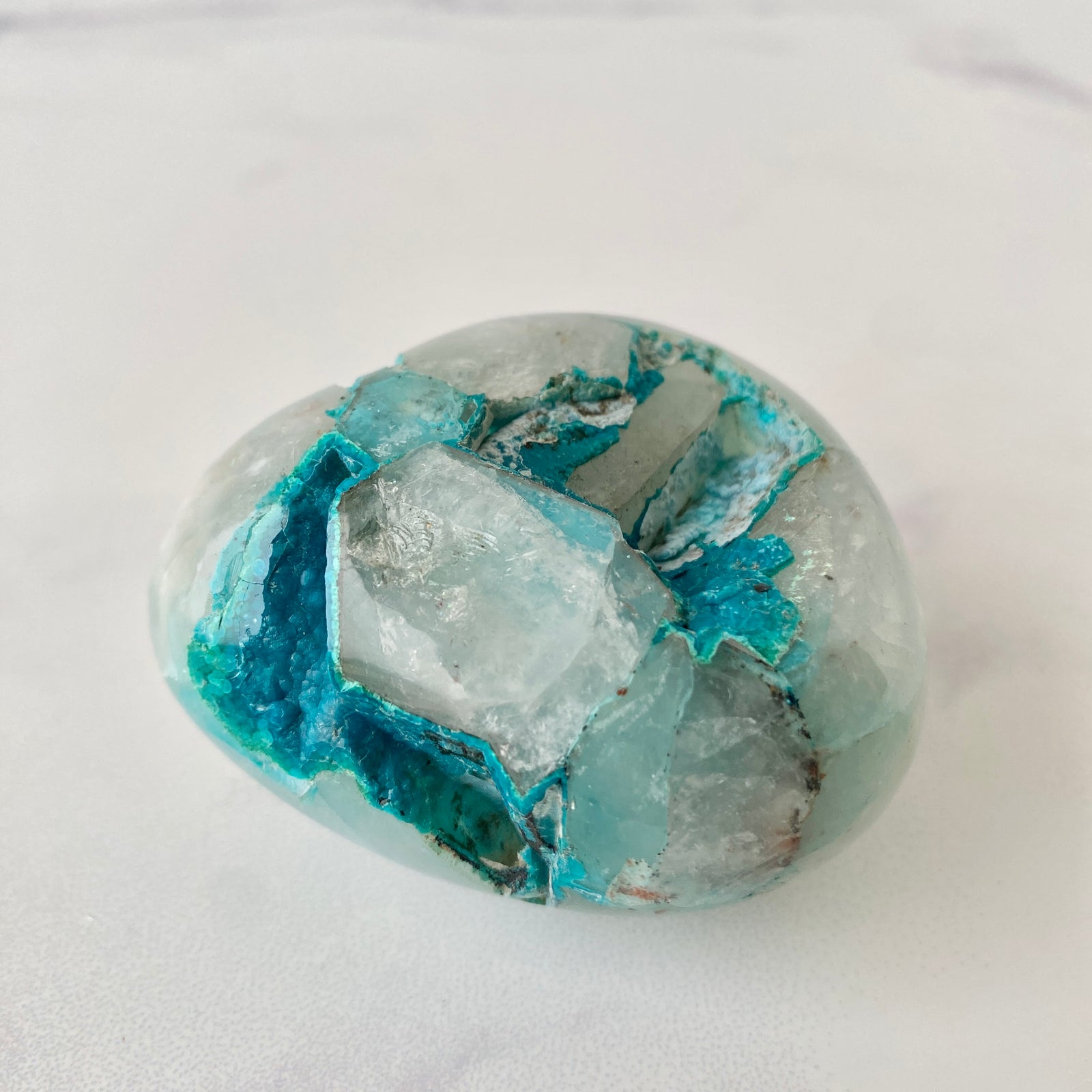 Chrysocoll Quarz Freiform