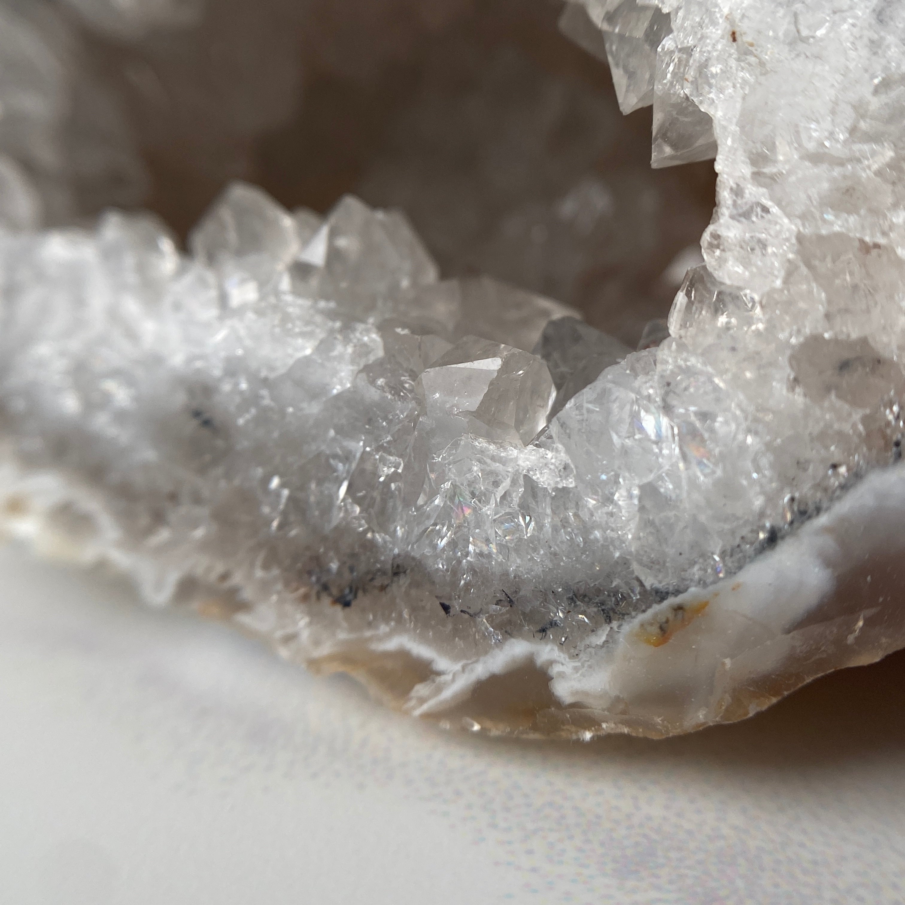 druzy weißer Achat