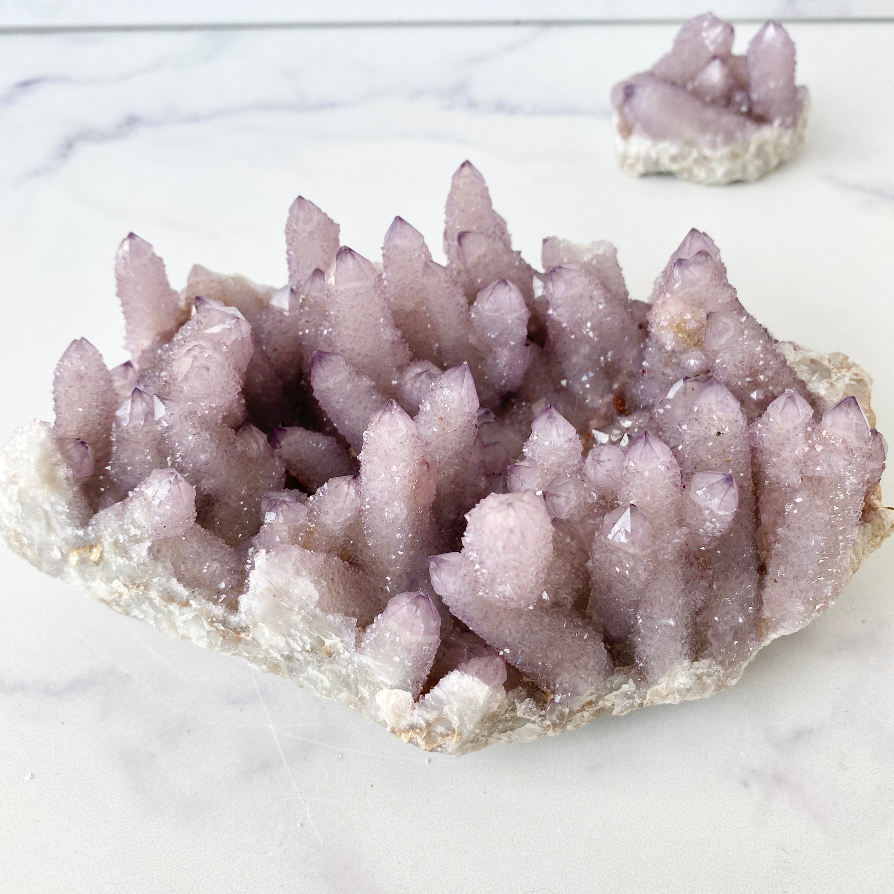 Kaktusquarz Cluster (Spirit Quarz)