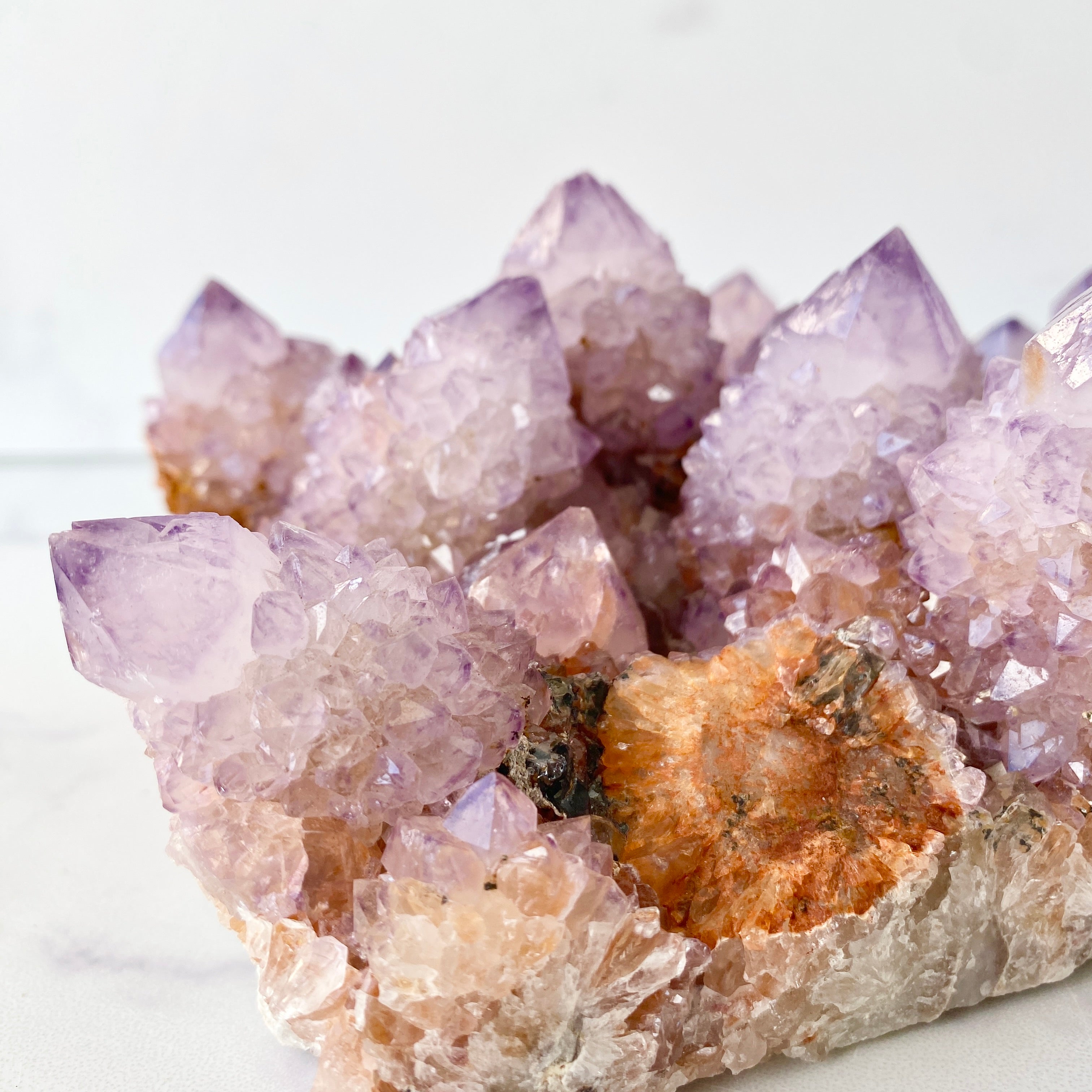 großes Spirit Quarz Cluster auch Kaktusquarz genannt