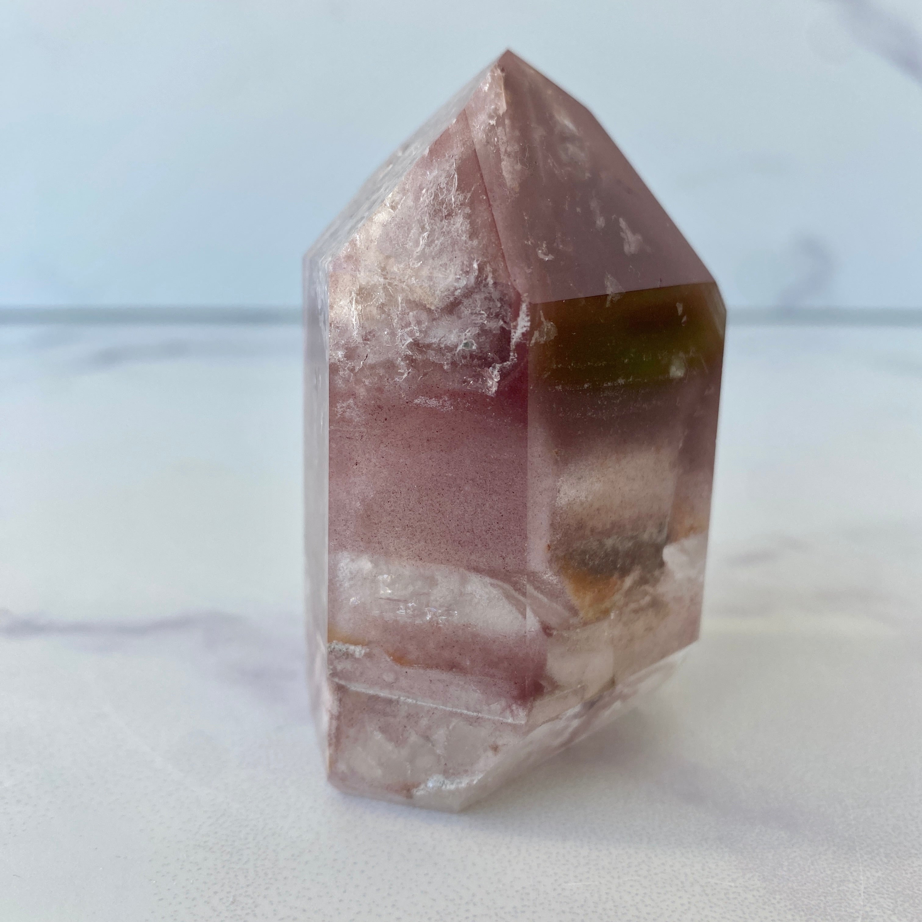Pink Lithium Turm rich sunset