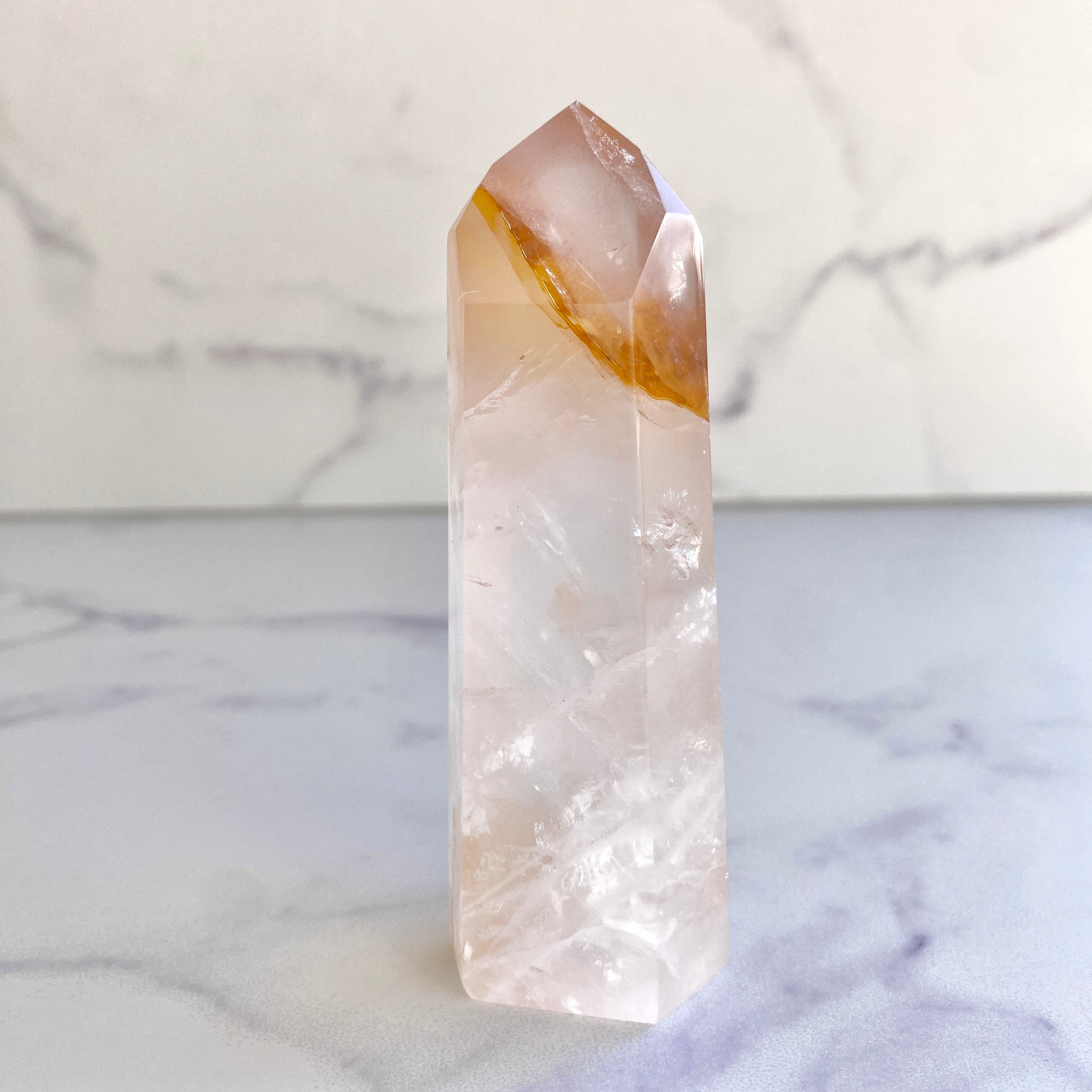 Hämatoid Quarz Obelisk