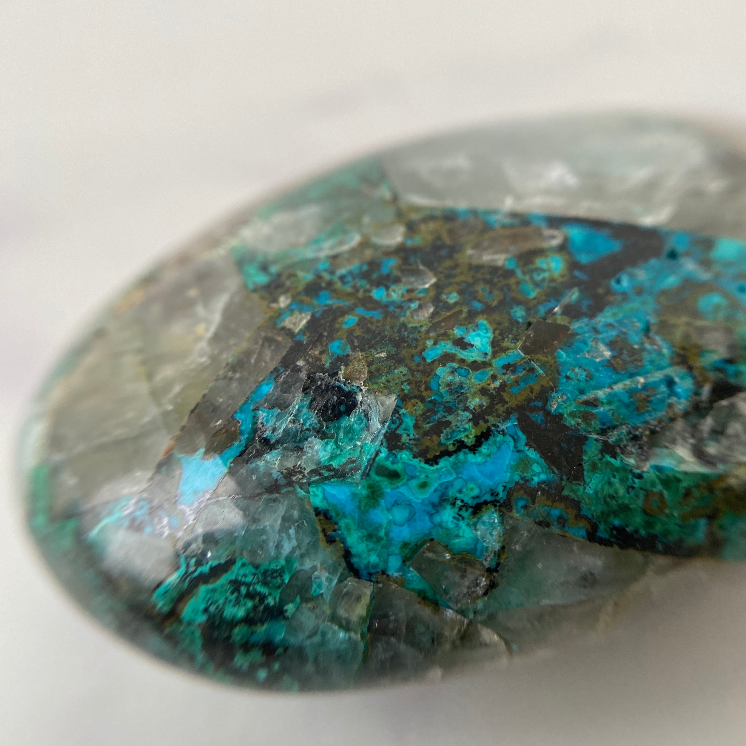 Chrysocoll Quarz Handstein