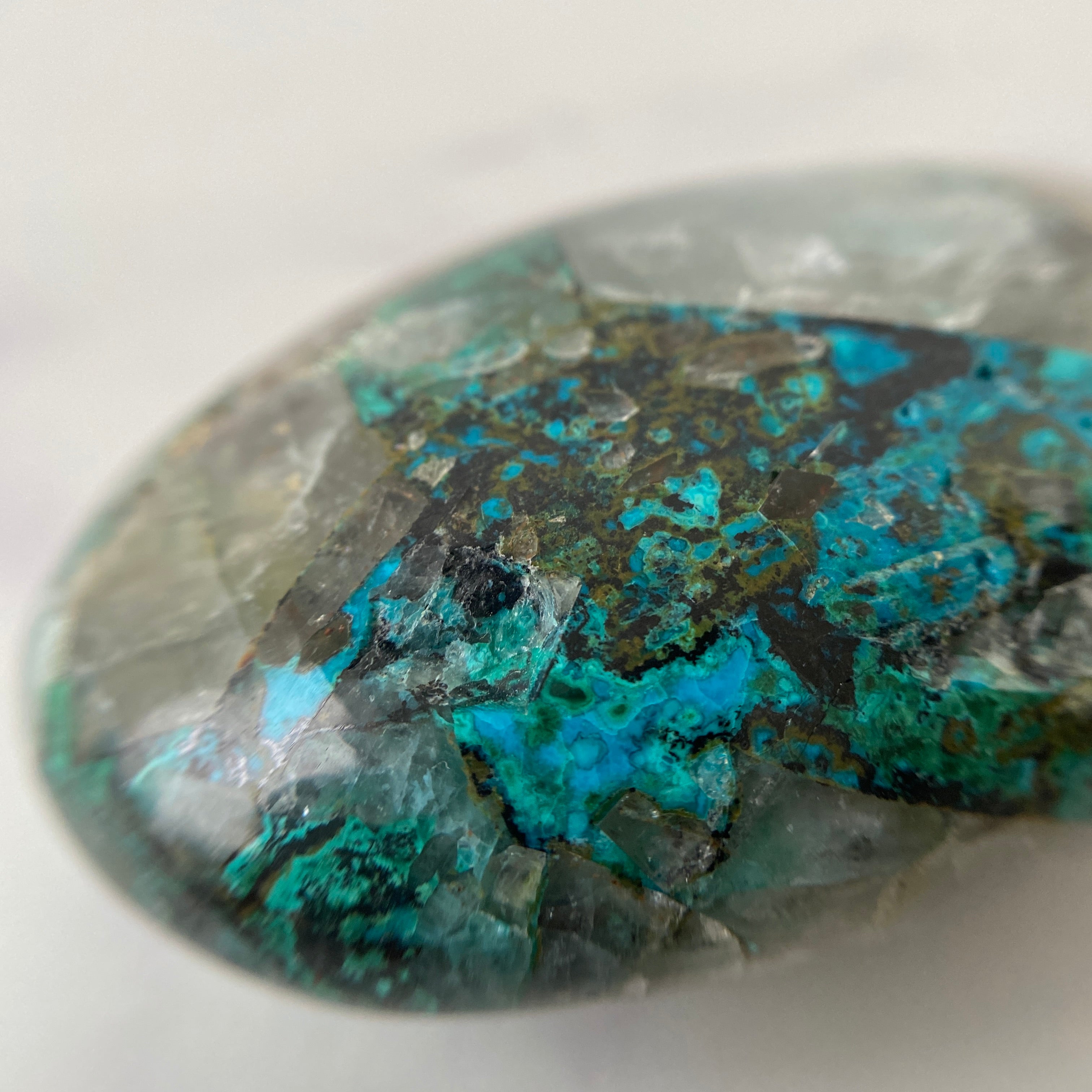 Chrysocoll Quarz Handstein