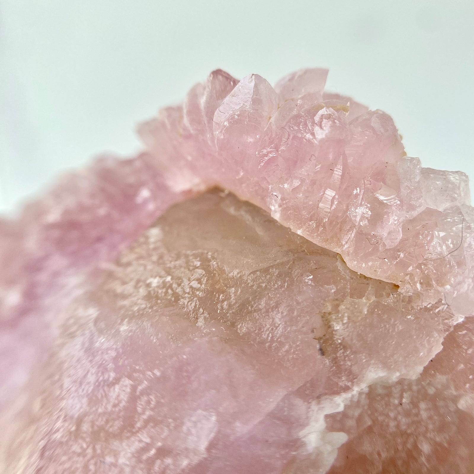 Canga Rosa (Rosaquarz) mit Citrin