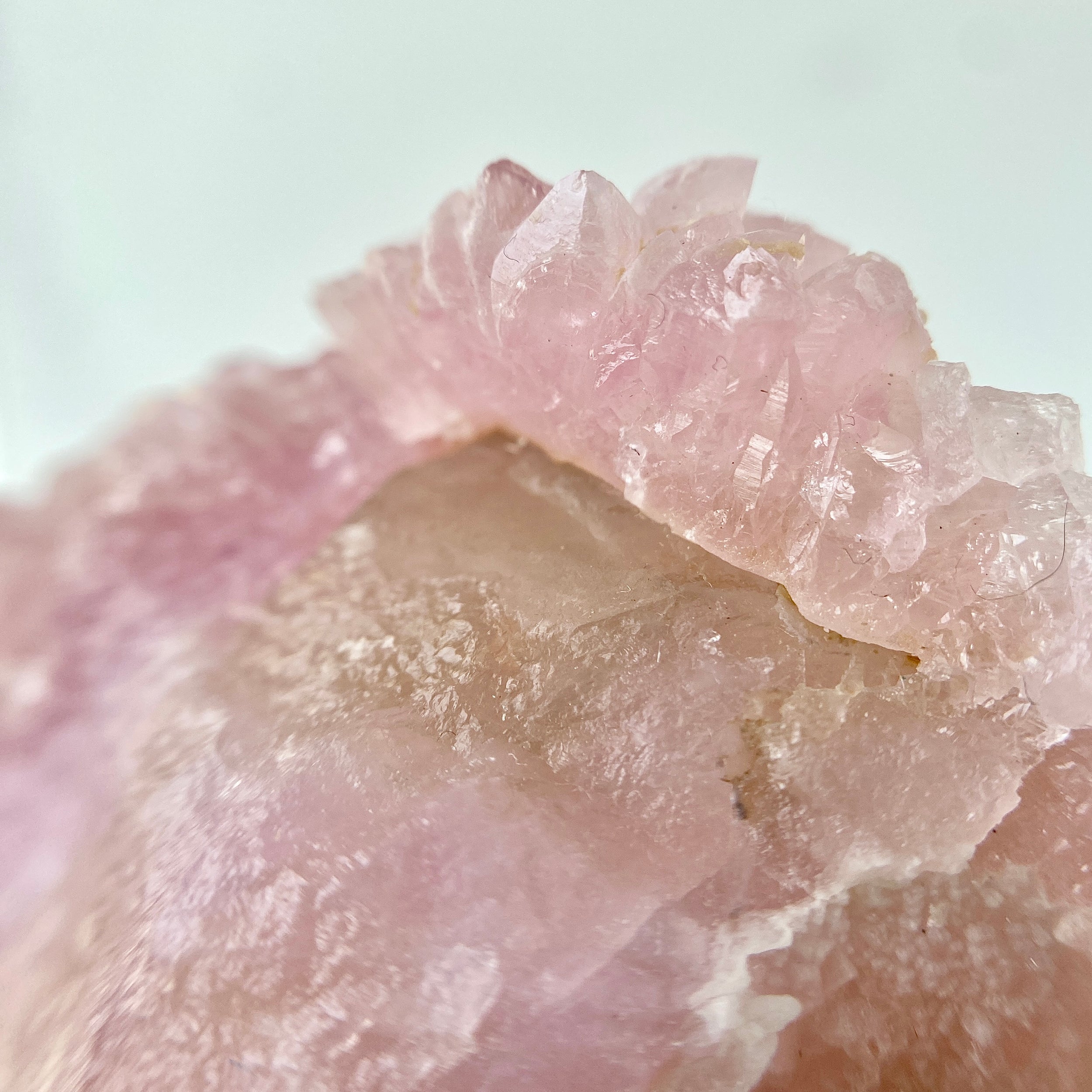Canga Rosa (Rosaquarz) mit Citrin
