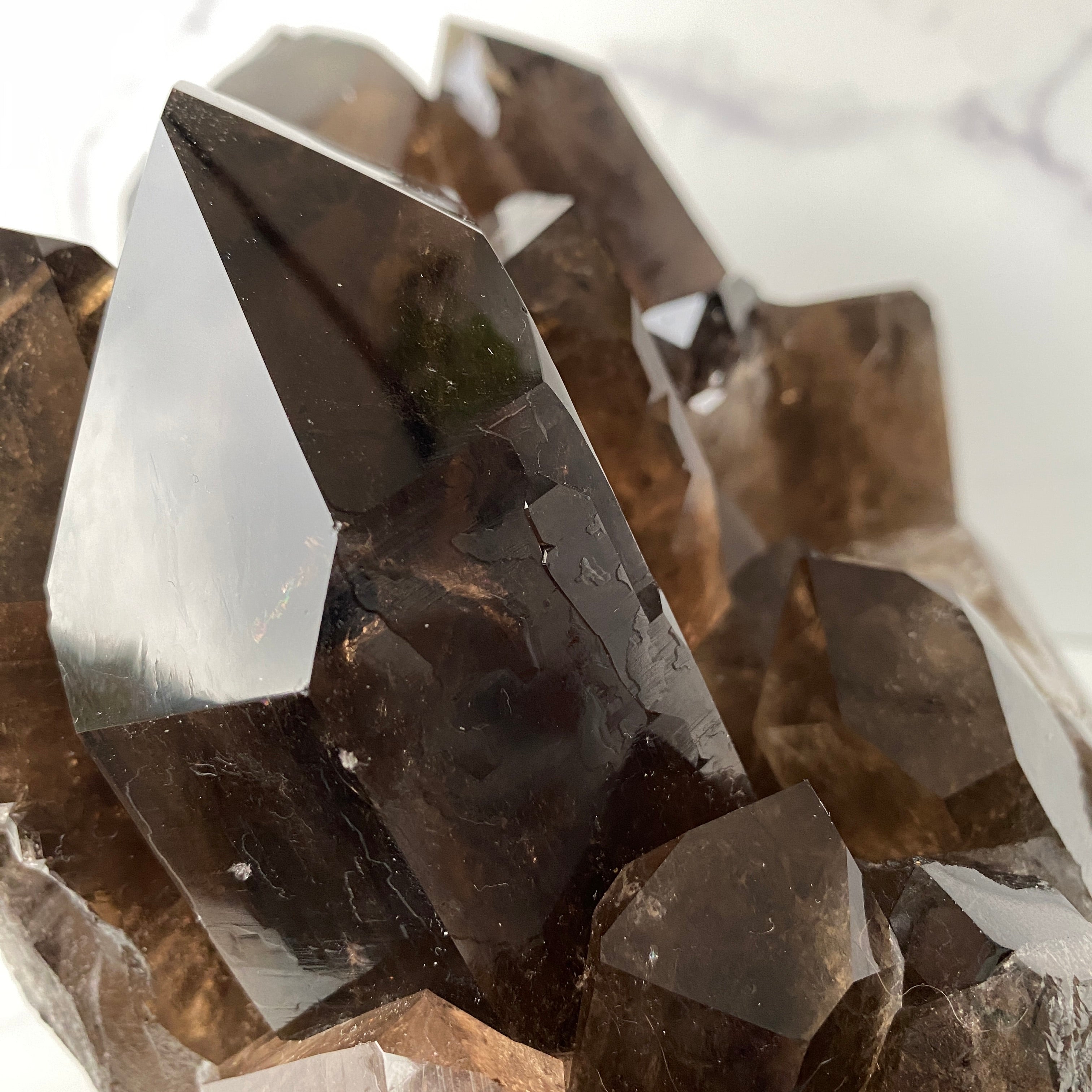 XL Rauchquarz Stufe, Rauchquarz Cluster