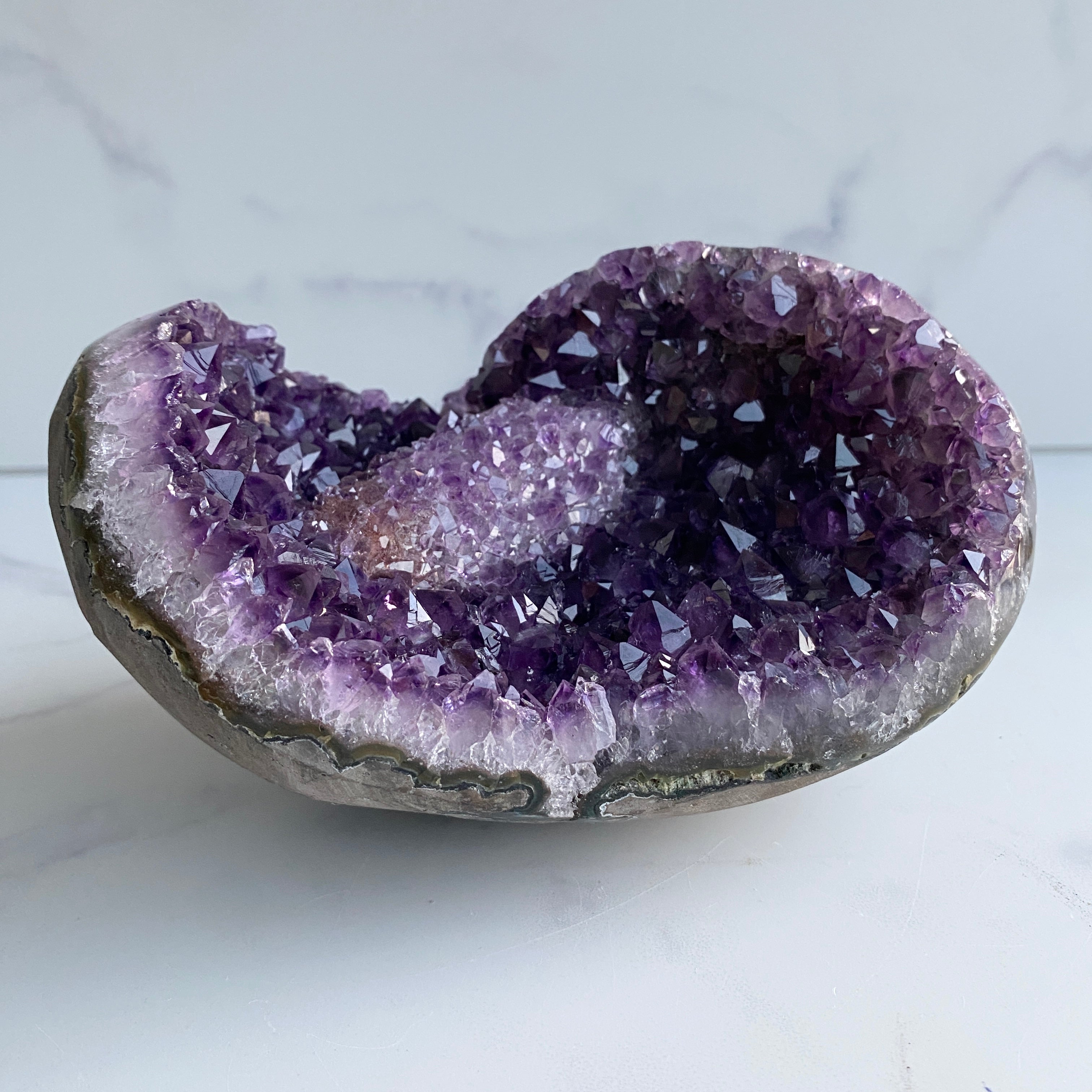 Edelsteine Ladeschale Amethyst Druse