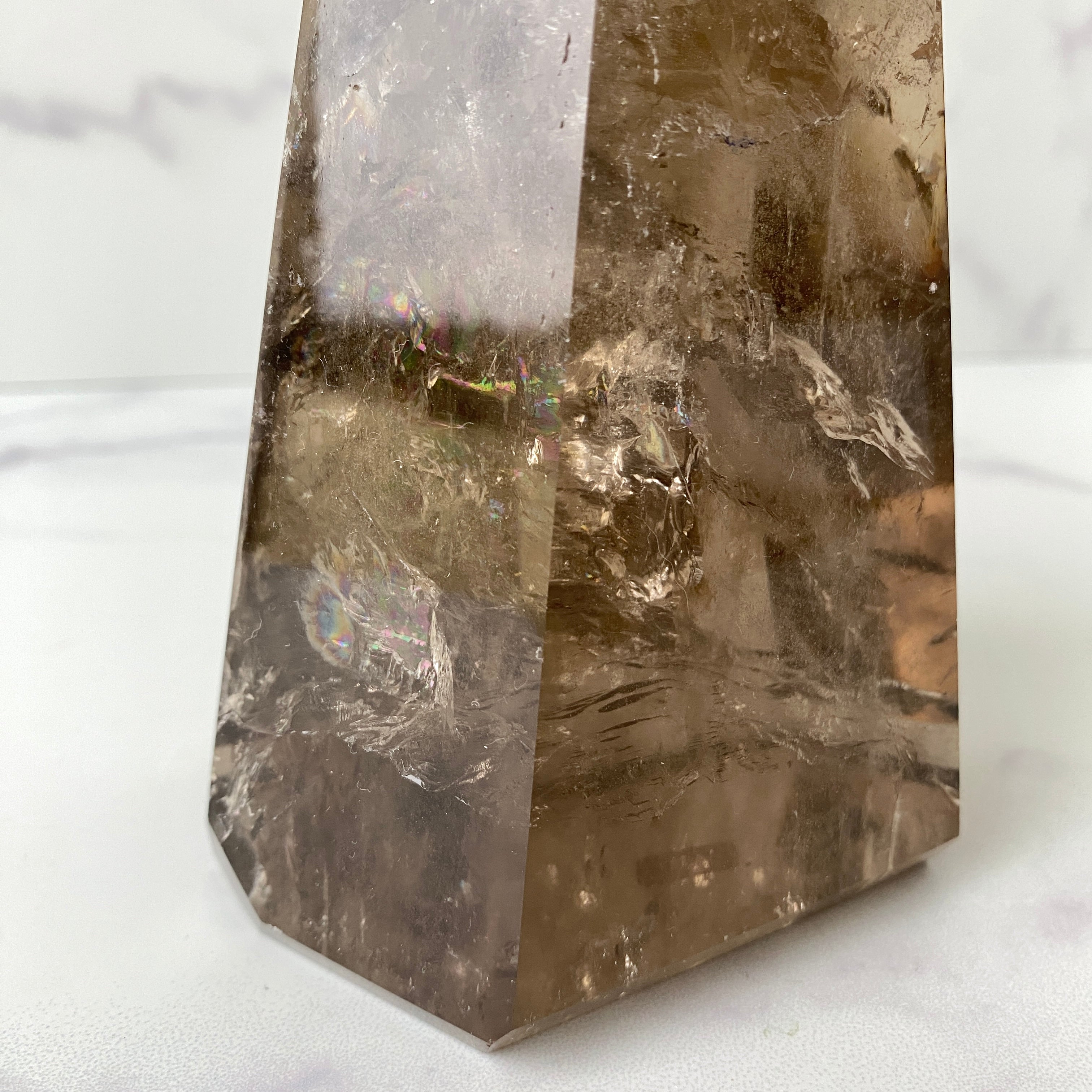 XL Rauchquarz Turm
